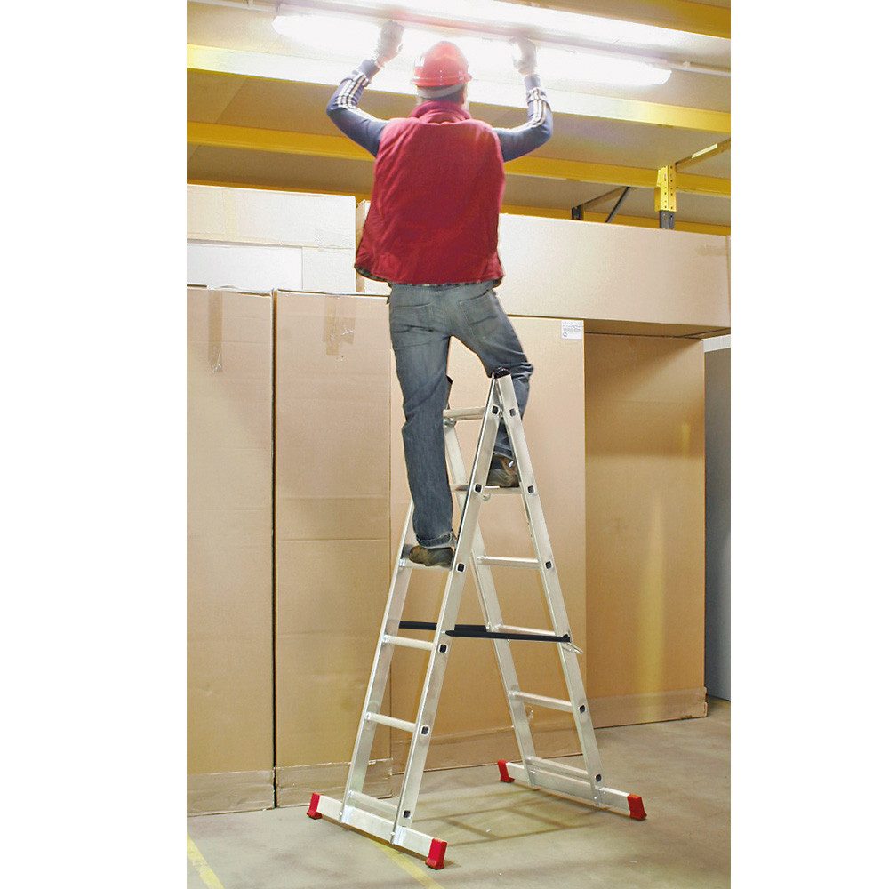 BRB-Lagertechnik work scaffold Multifunctional ladder scaffold, quick, safe and tool-free assembly