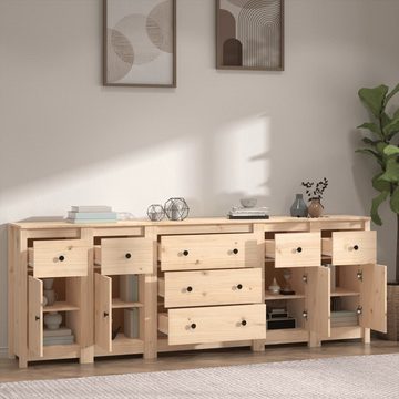 vidaXL Sideboard Sideboard 230x35x80 cm Massivholz Kiefer (1 St)