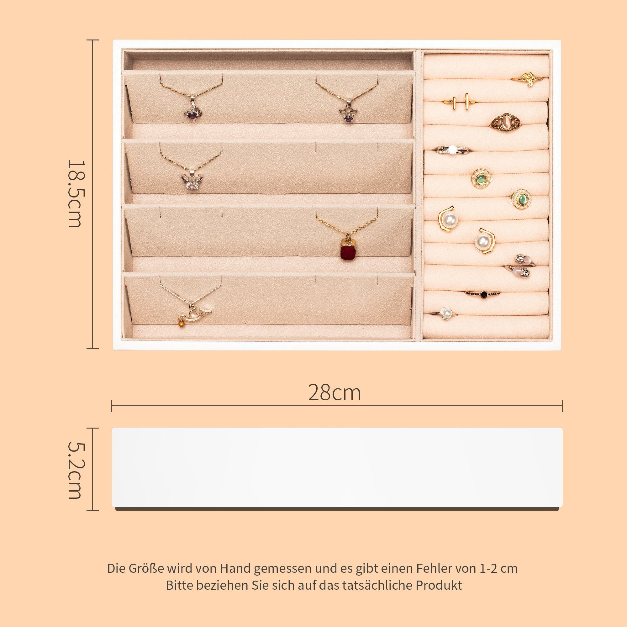 AdelDream Schmuckkasten Schmuckschatulle Schmucktablett günstig online kaufen