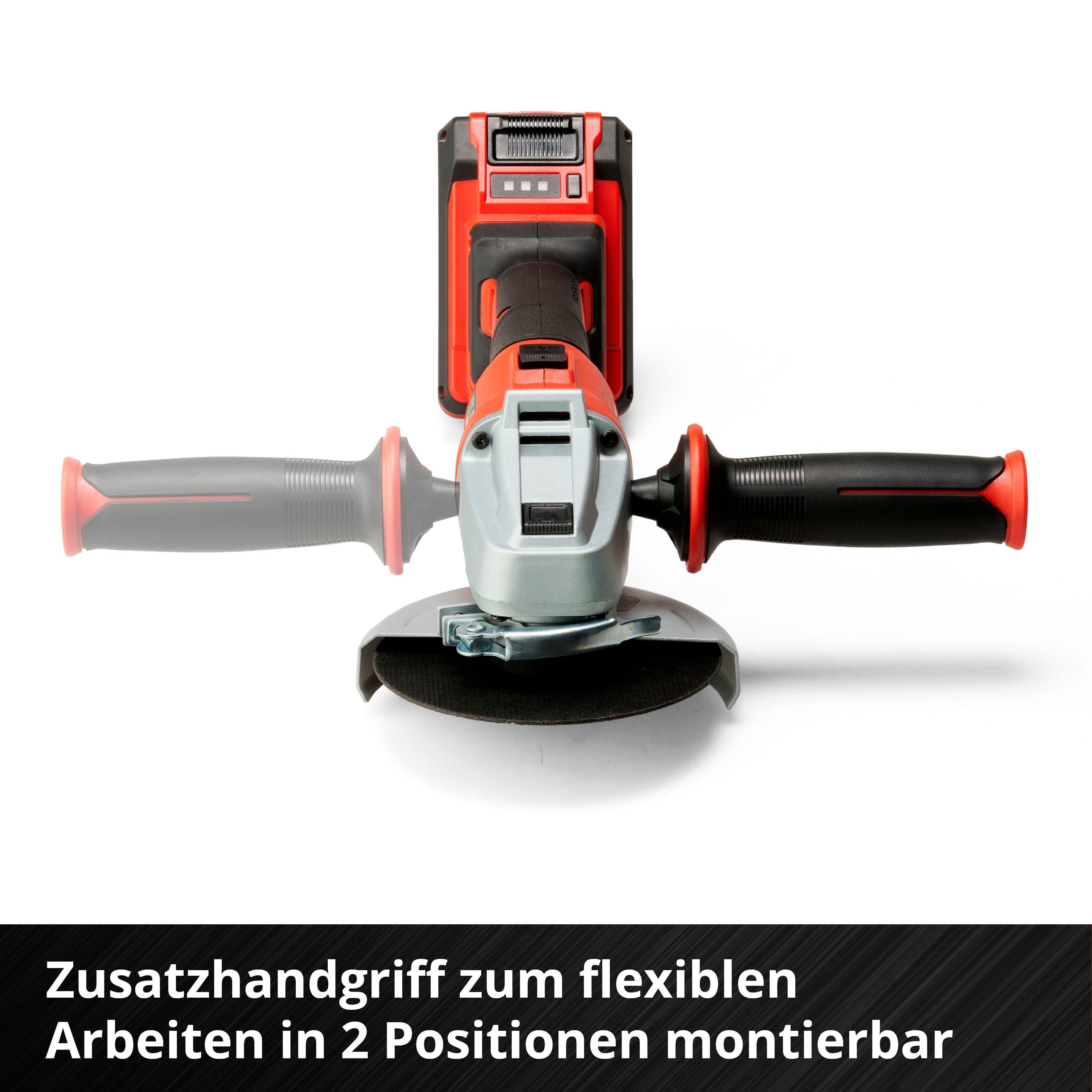 Einhell Akku-Winkelschleifer AXXIO Ladegerät 18/125, ohne Akku und