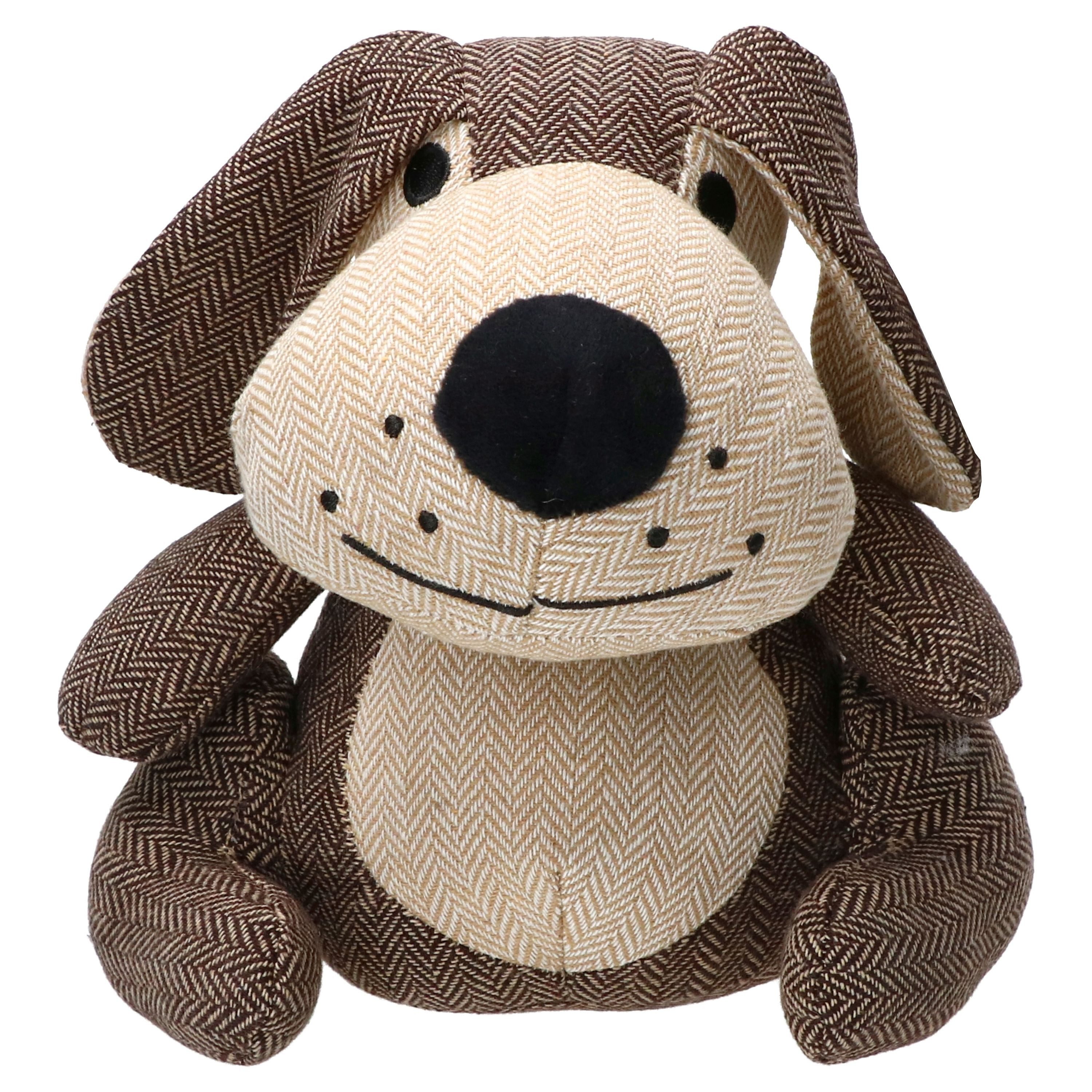 MamboCat Dekofigur Türstopper Hund braun H23cm 1kg Deko-Tier Boden Tür-Puffer