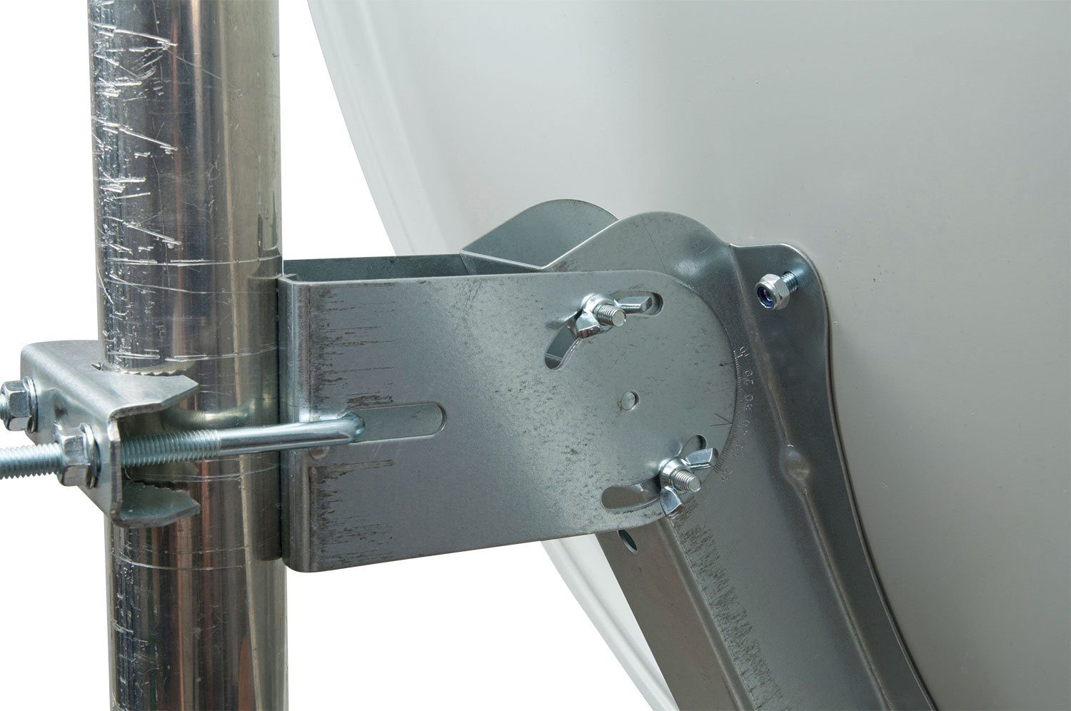 Schwaiger SPI2080 011 Sat-Spiegel (73 cm, Aluminium, hellgrau)