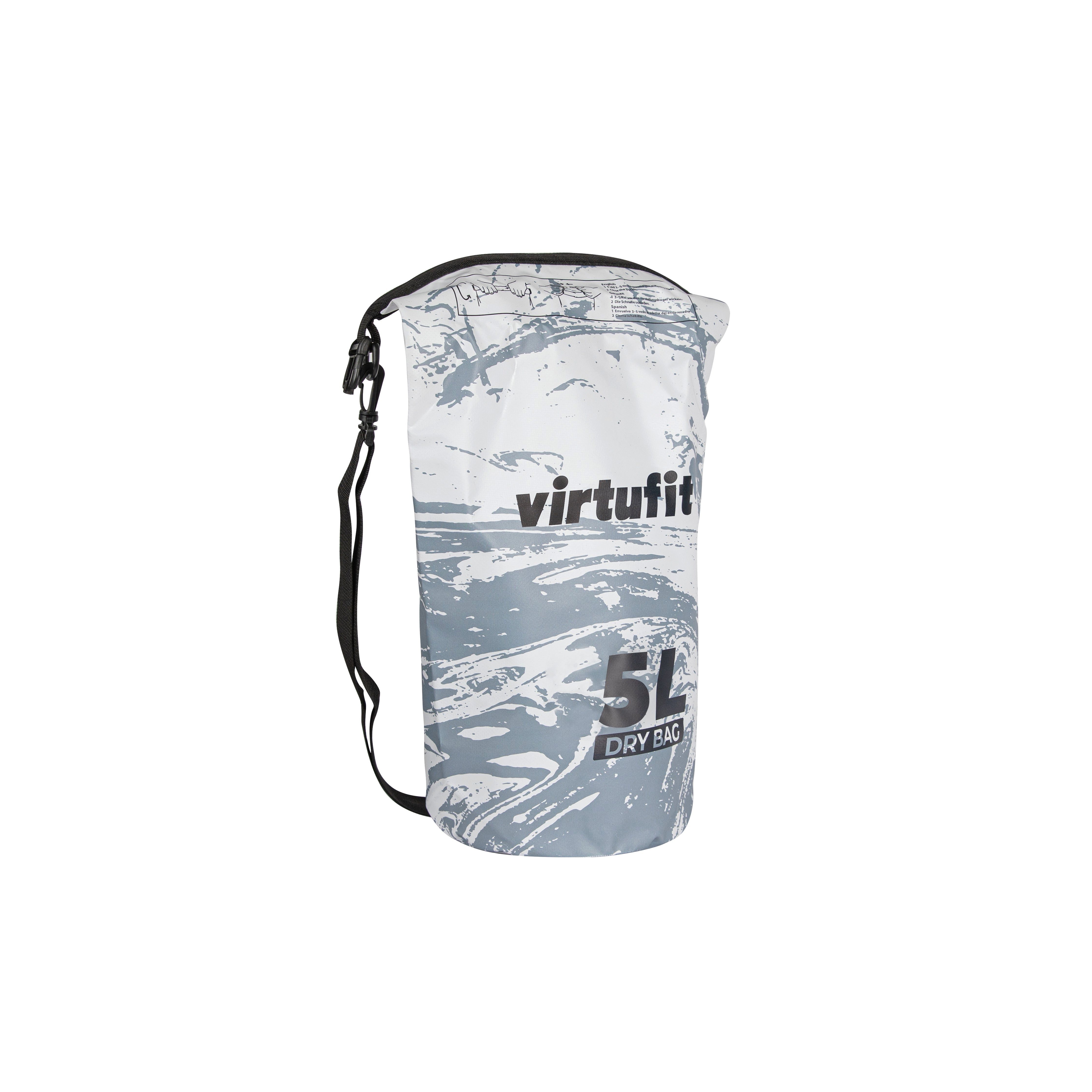 VirtuFit Drybag VirtuFit Dry Bag 5 L wasserdichte Tasche mit Rollverschluss