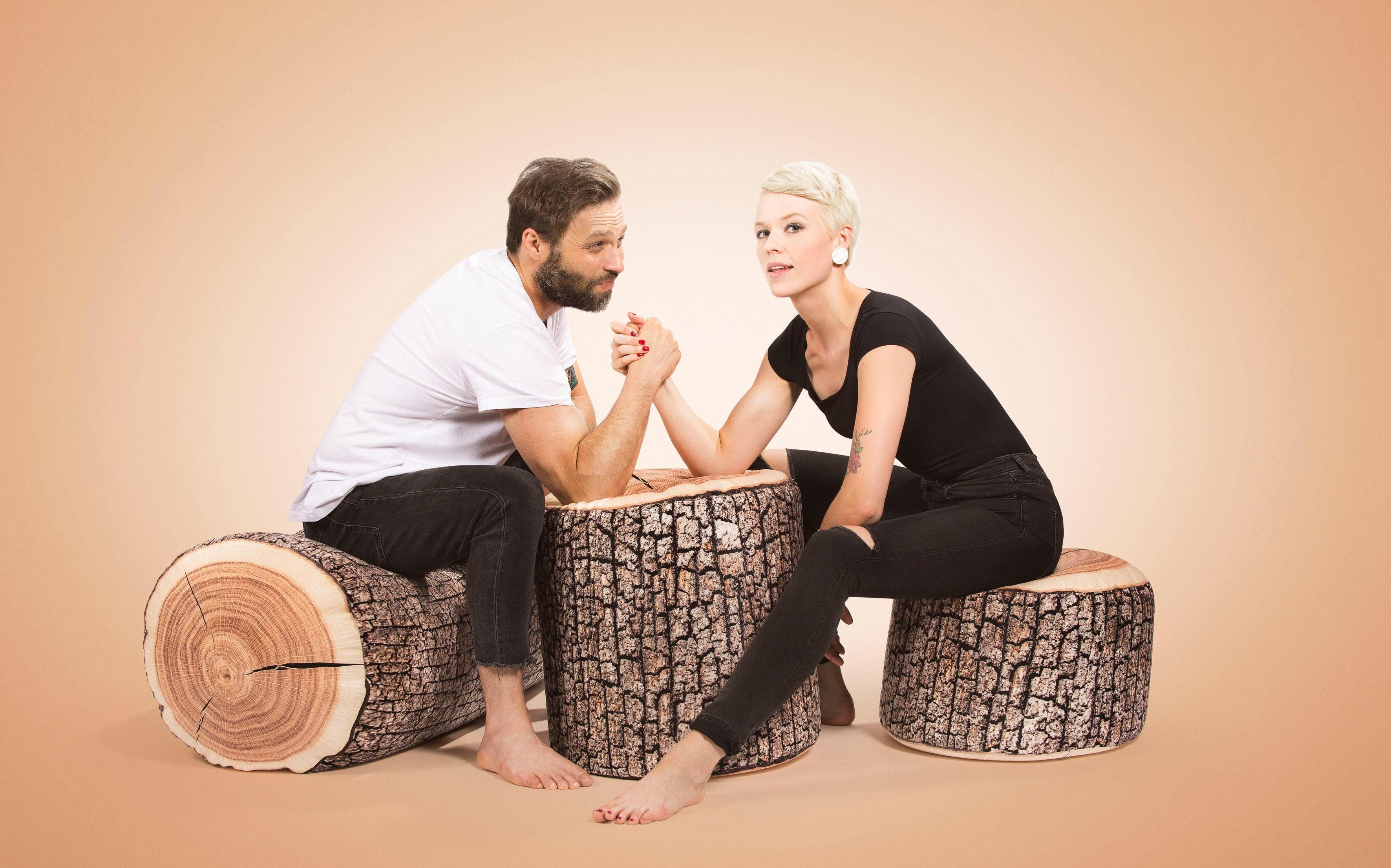 Sitting Point Sitzhocker DotCom WOOD
