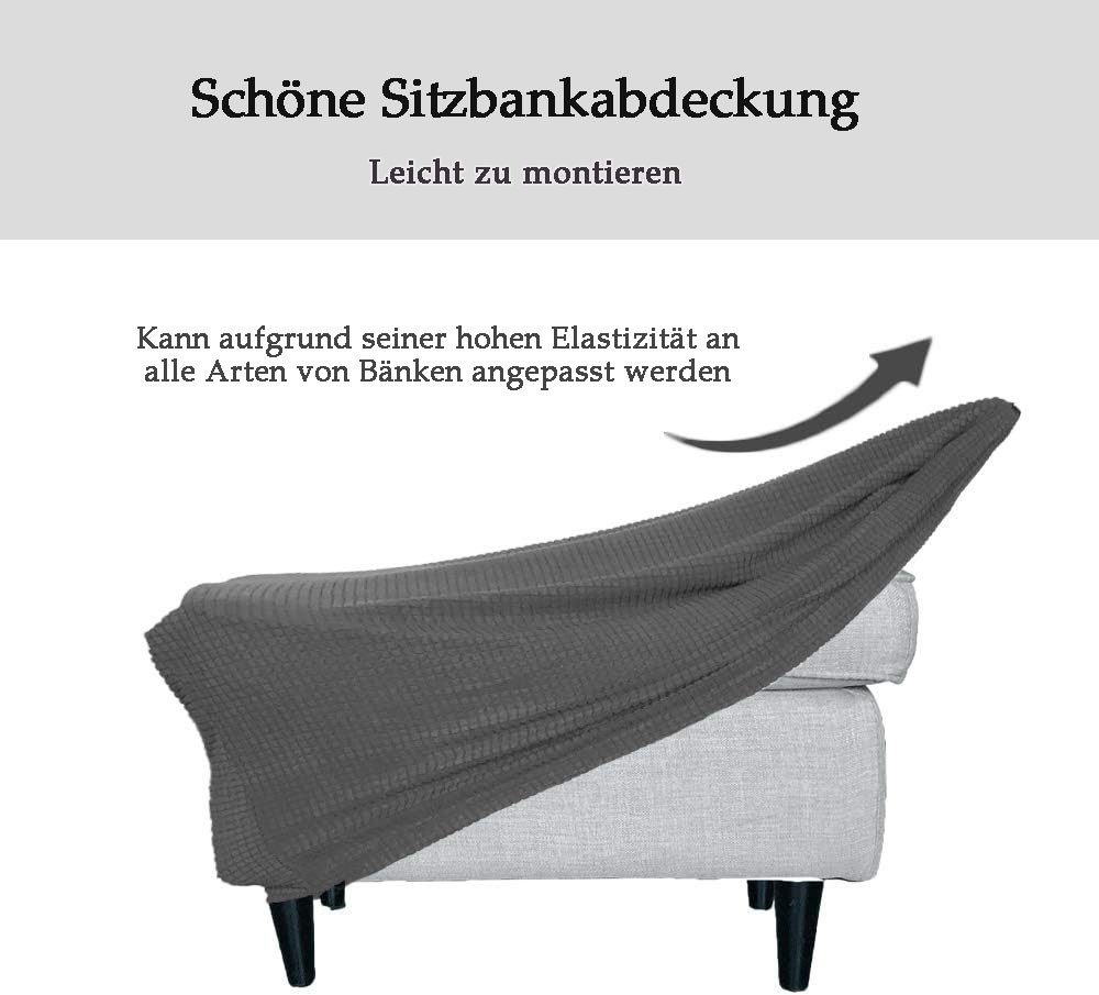 zggzerg Hockerbank Ottomane Schonbezug Hockerbezug, Stretch Bezug Ottomane günstig online kaufen
