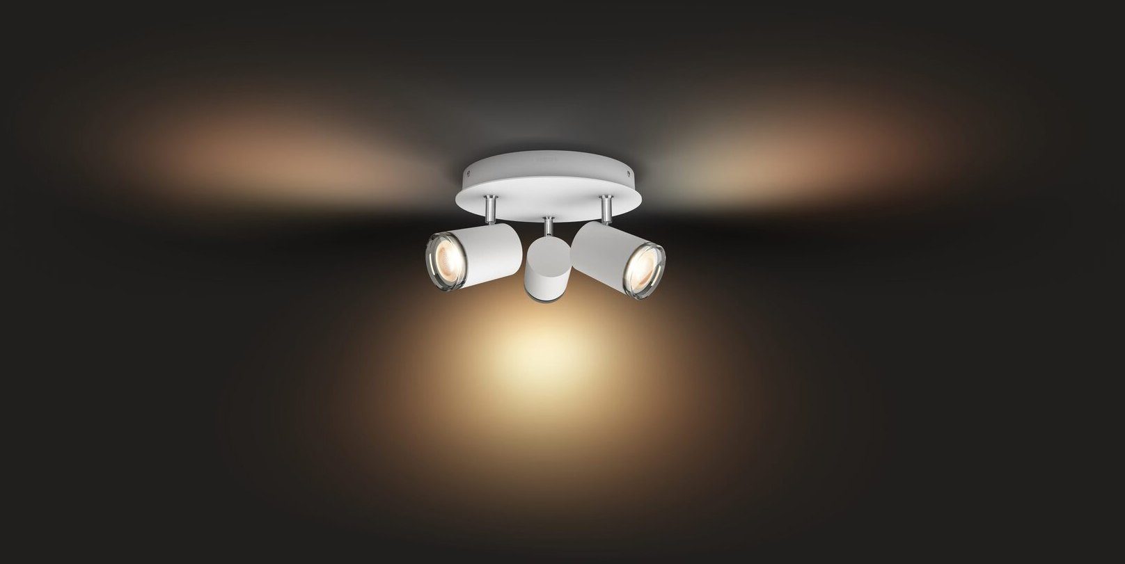 Philips Hue LED Flutlichtstrahler Adore, Dimmfunktion, wechselbar, Warmweiß Leuchtmittel