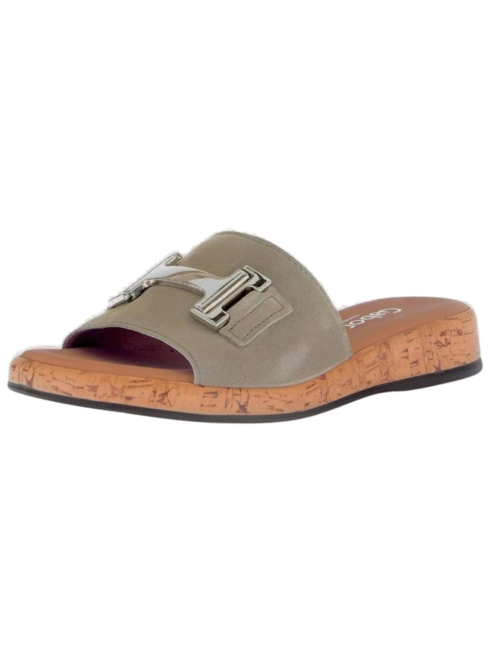 Gabor Pantoletten Veloursleder Pantolette günstig online kaufen