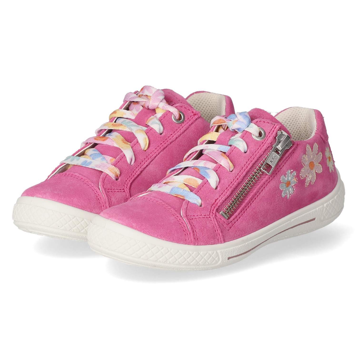 Superfit Superfit 1-000093-5510 Mädchen Rauleder rose/pink Schnürschuh