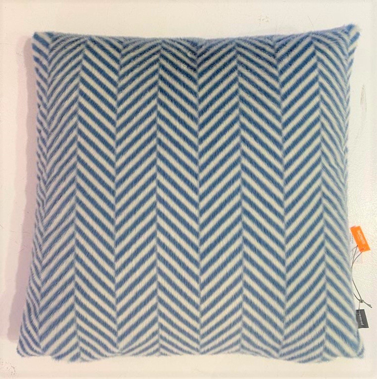 PAD Подушкиhülle Pad Подушки ZELLA Fellkissen Blau 50x50