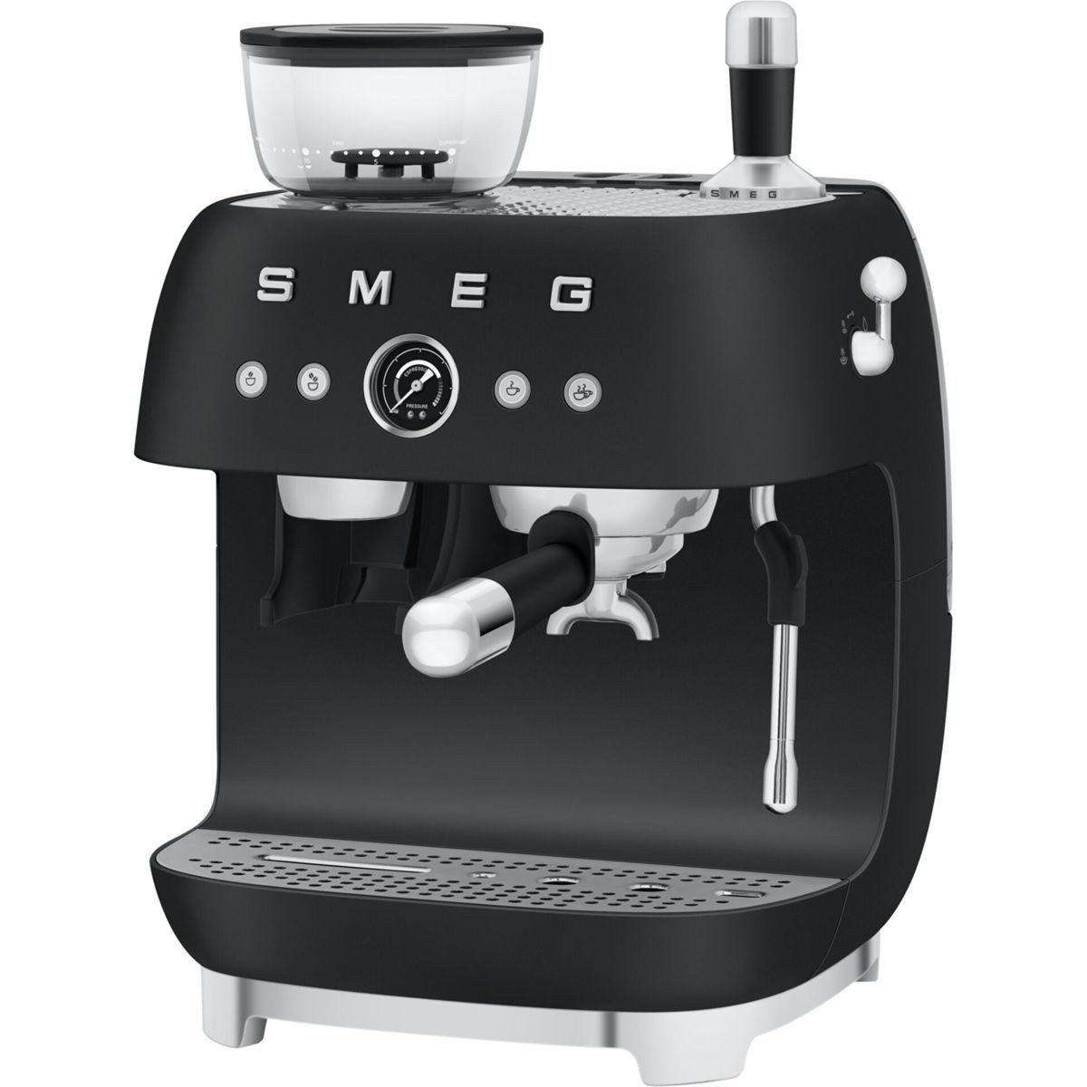 Smeg Siebträgermaschine EGF03BLMEU Siebträgermaschine matt