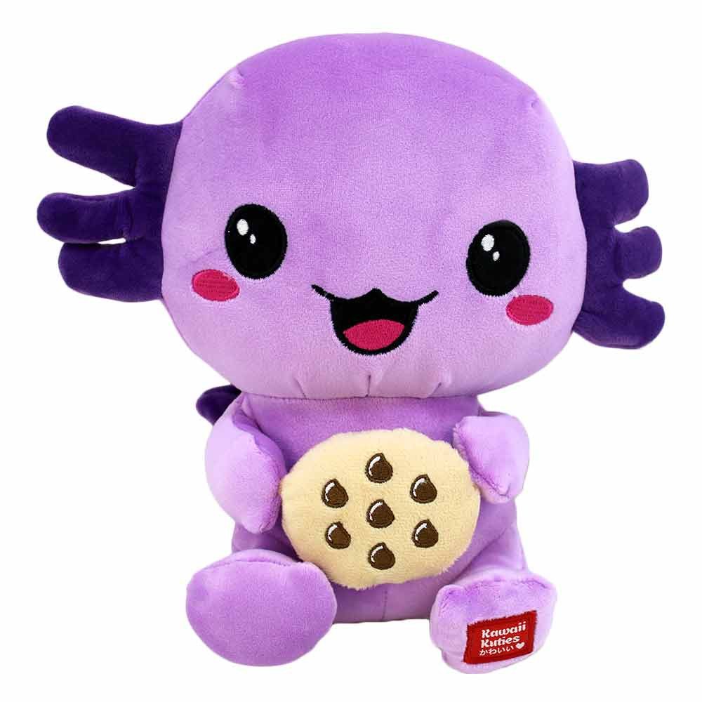 Whitehouse Leisure International Ltd Kuscheltier Axolotl Squishy Plüschtier mit Cookie - ca. 24 cm (1-St)