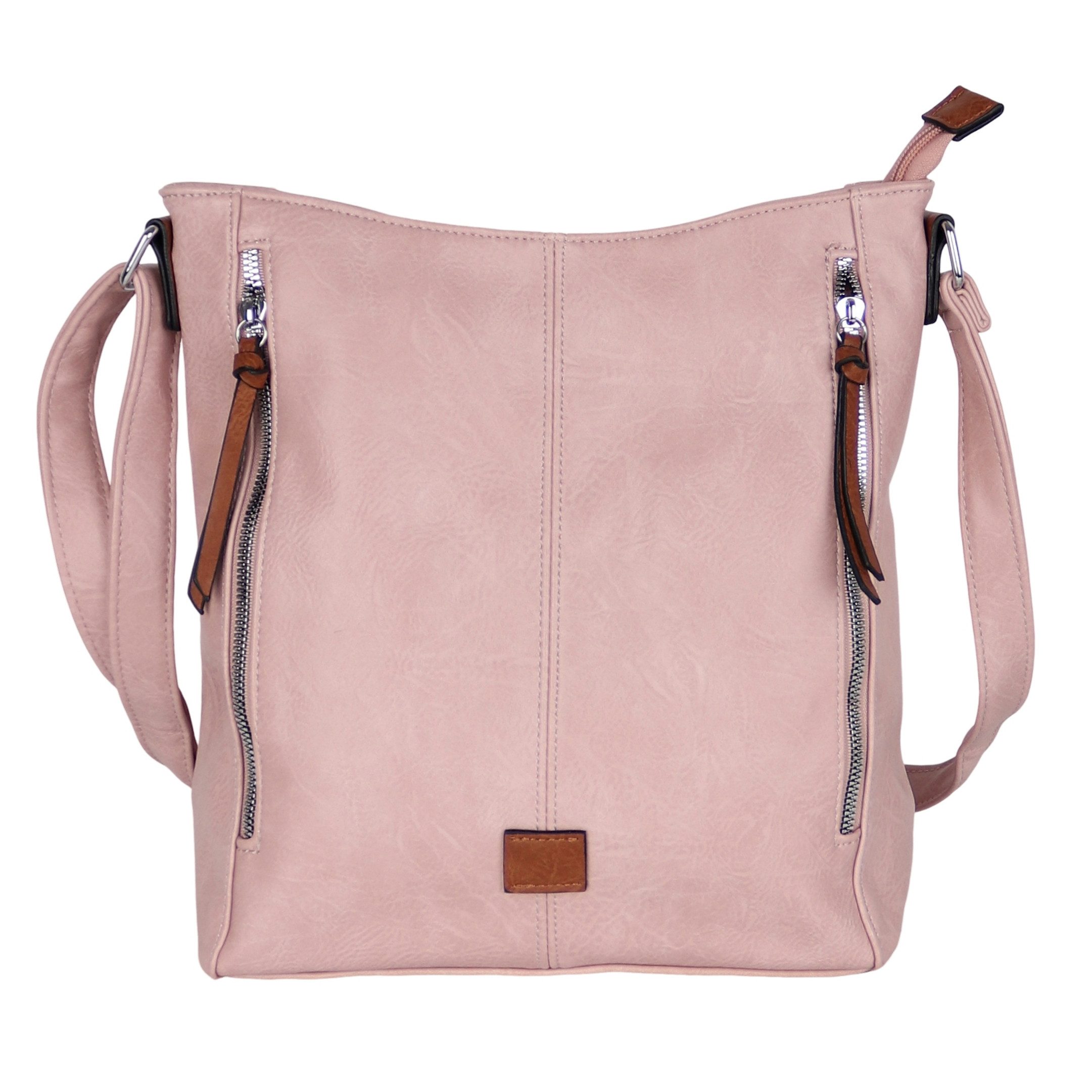MIRROSI Schultertasche Damen Crossbody Bag, 34x28x10cm Mittelgroß (verstellbaren Schulterriemen), Mittelgroße Tasche, Umhängetasche für jeden Anlass