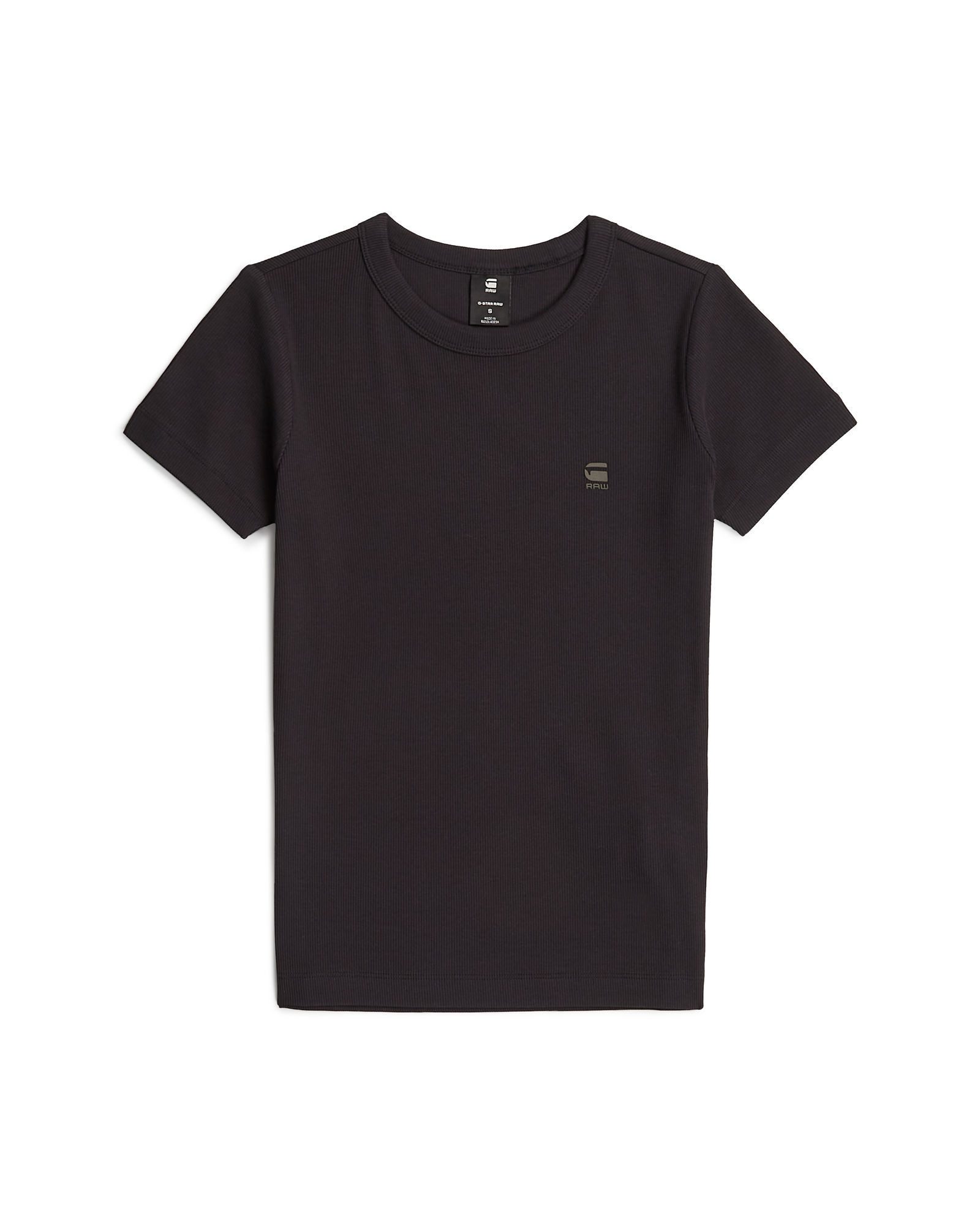 G-STAR T-Shirt Rib Cap Sleeve T-Shirt