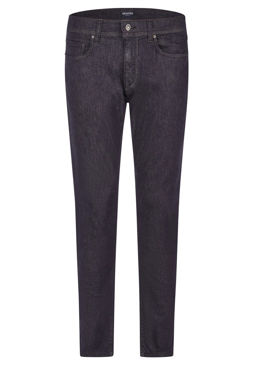 HECHTER PARIS Anzughose HECHTER Paris CASUAL Herren Business Jeans Shape-Fit Marine