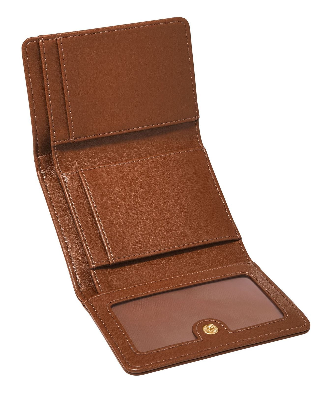 Fossil Geldbörse Trifold, aus echtem Leder mit RFID-Blocker Schutz