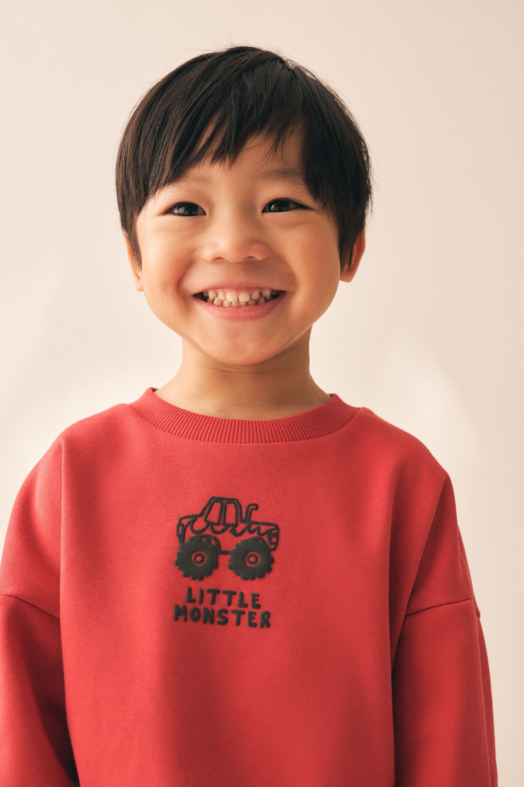 Next Sweater Sweatshirt mit Aufdruck (1-tlg)