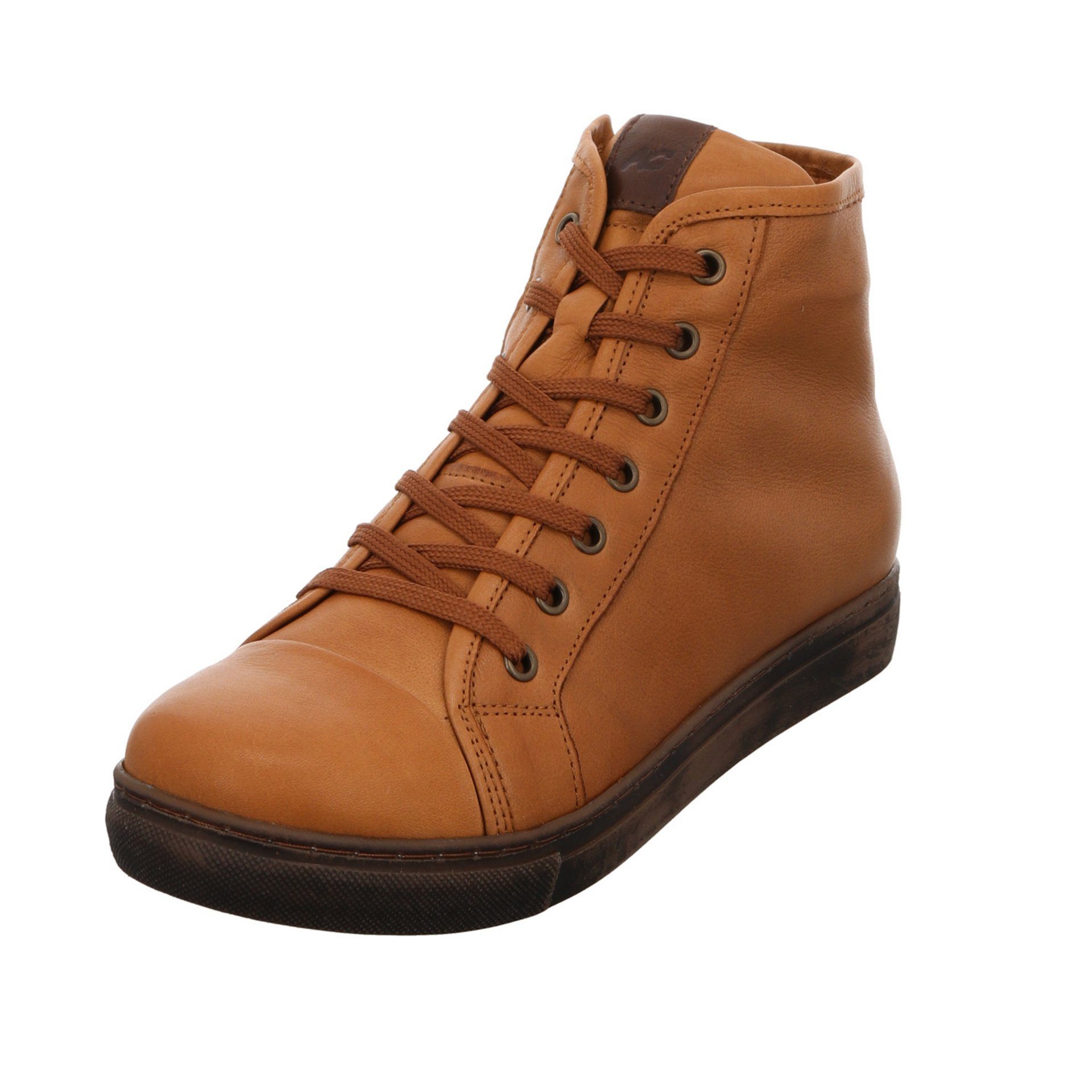 brandy/d.braun Glattleder Boots Andrea Glattleder Conti uni Schnürstiefel