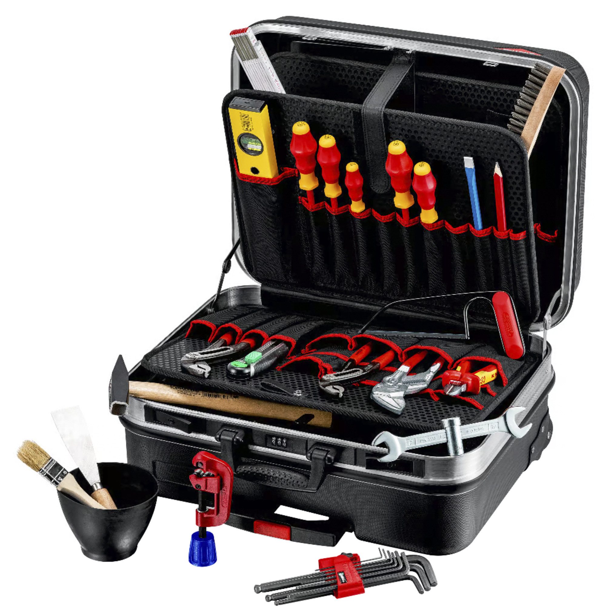 Knipex Werkzeugset KNIPEX Werkzeugkoffer "BIG Basic Move" Sanitär, (31-tlg)