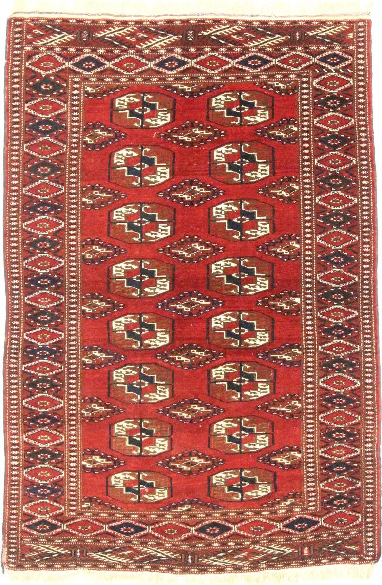 Nain Turkaman rechteckig, mm / Handgeknüpfter Orientteppich Höhe: 114x169 5 Trading, Perserteppich, Orientteppich