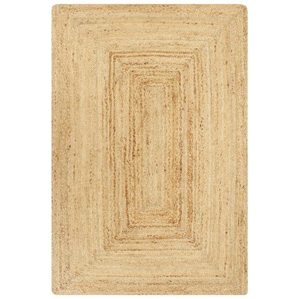 Teppich Teppich Handgefertigt Jute Natur 160x230 cm, vidaXL, Rechteckig