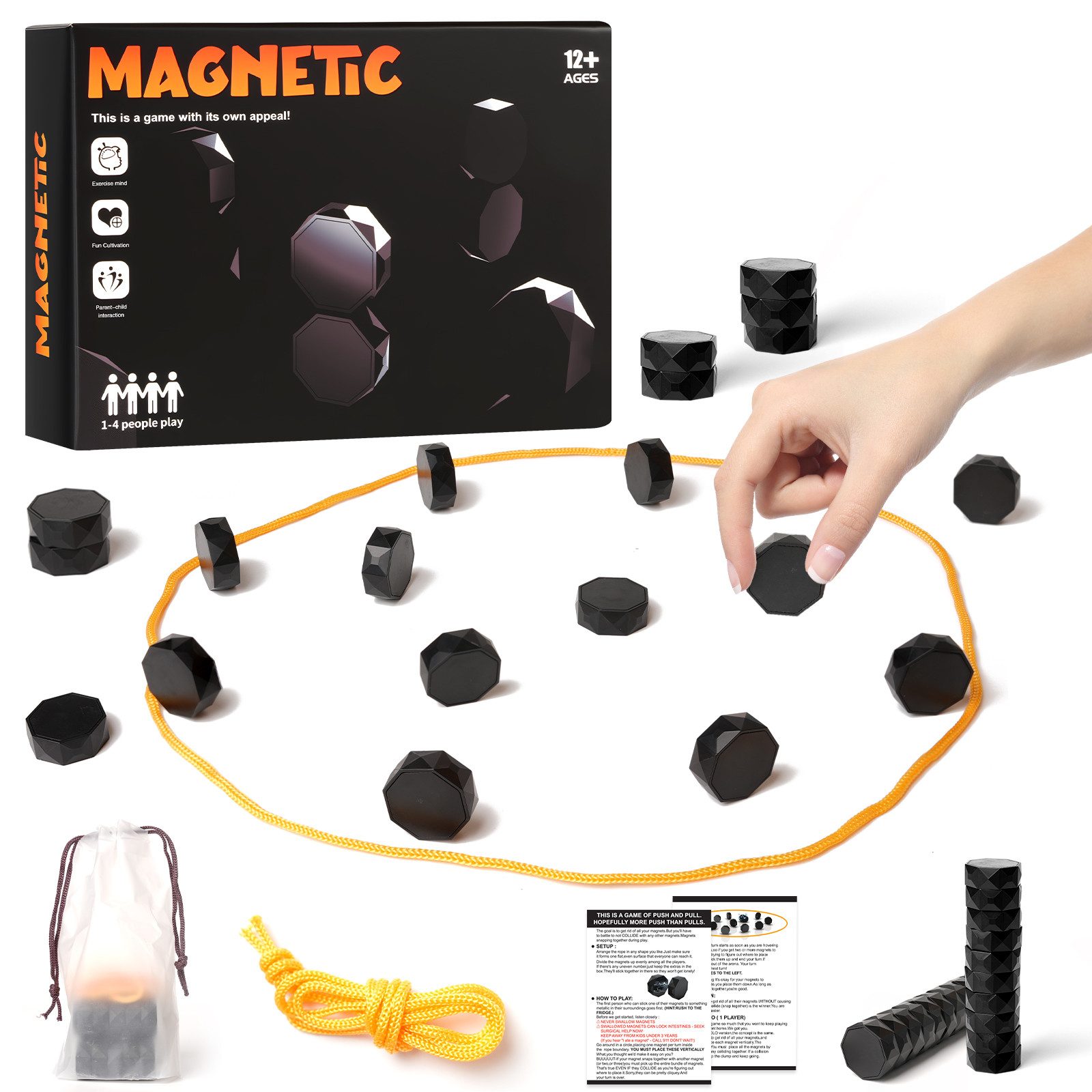 Bundviel Lernspielzeug 20 Stück Magnetspiel Puzzle Magnetic Schachspiel Mag günstig online kaufen