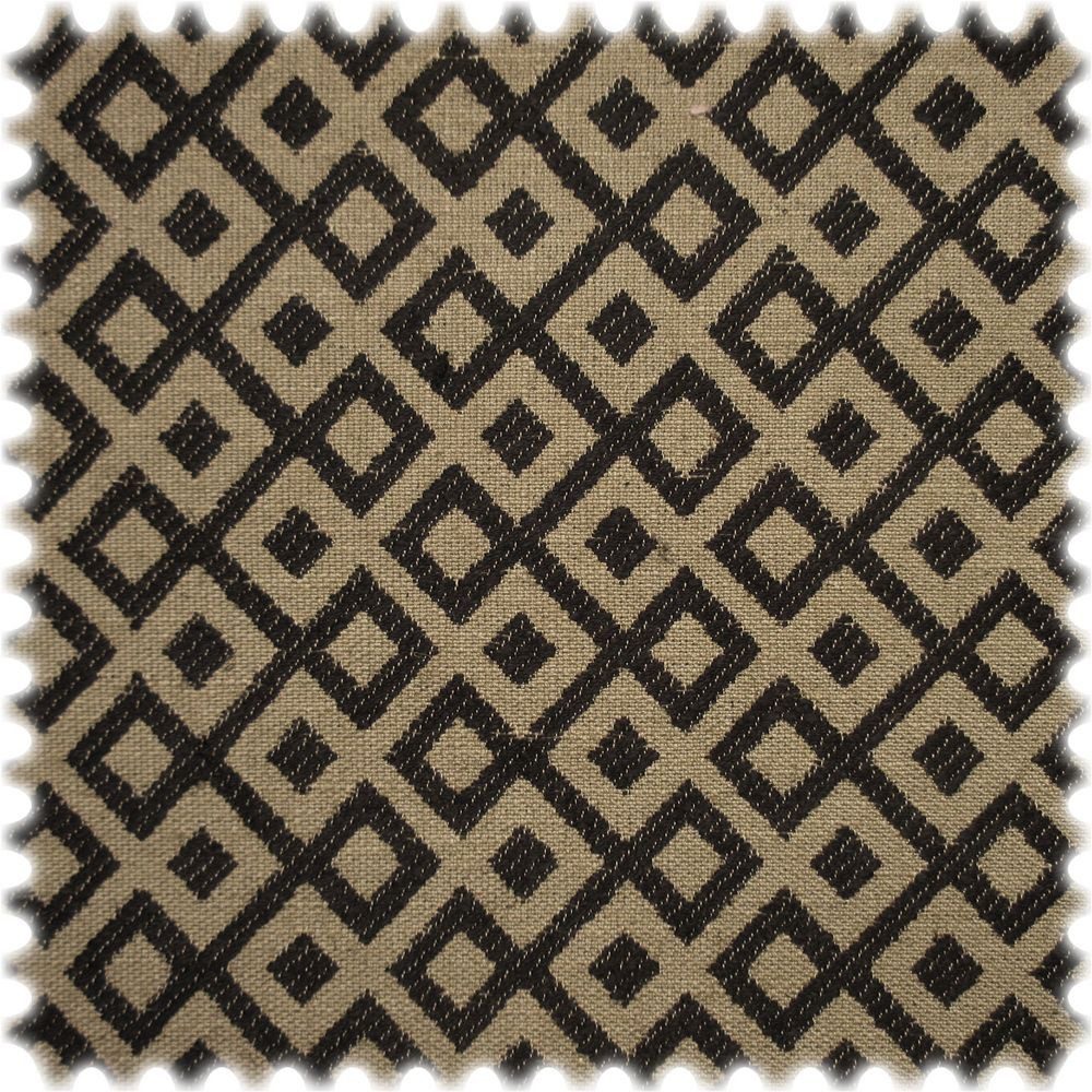 Heiro Stoff AKTION Schwerer Möbelstoff Boogie Love Schwarz, Polsterstoff Meterware - Breite:140 cm
