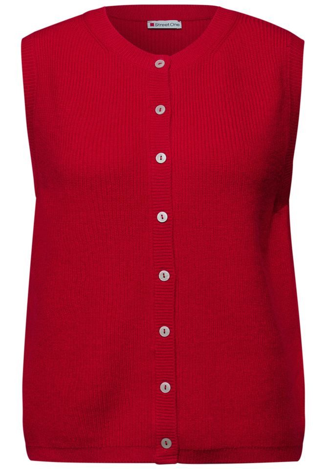 STREET ONE Strickjacke -Street One  ärmellose günstig online kaufen