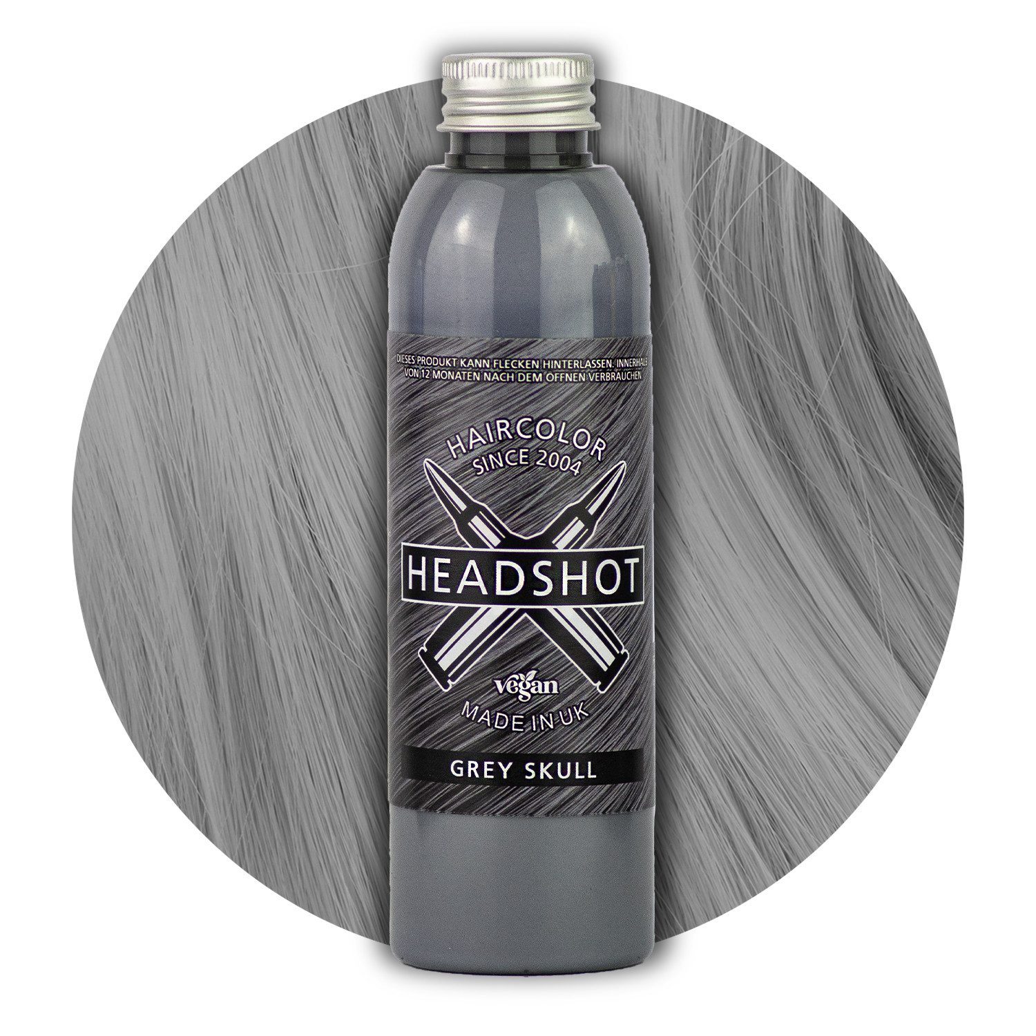 Haarfarbe Grey Skull
