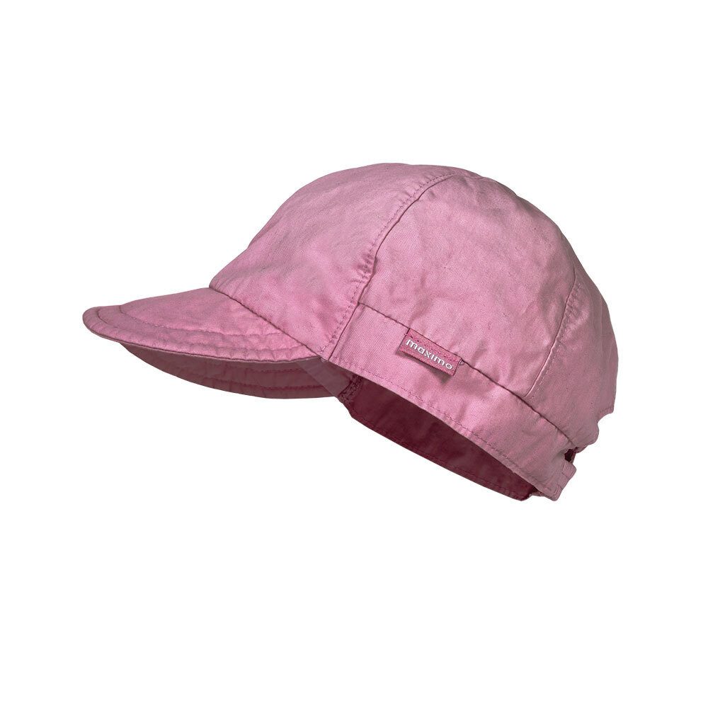 MAXIMO Schirmmütze GOTS MINI-Cap, Waschoptik Gummiriegel, Futter, UV 30 (1-St)