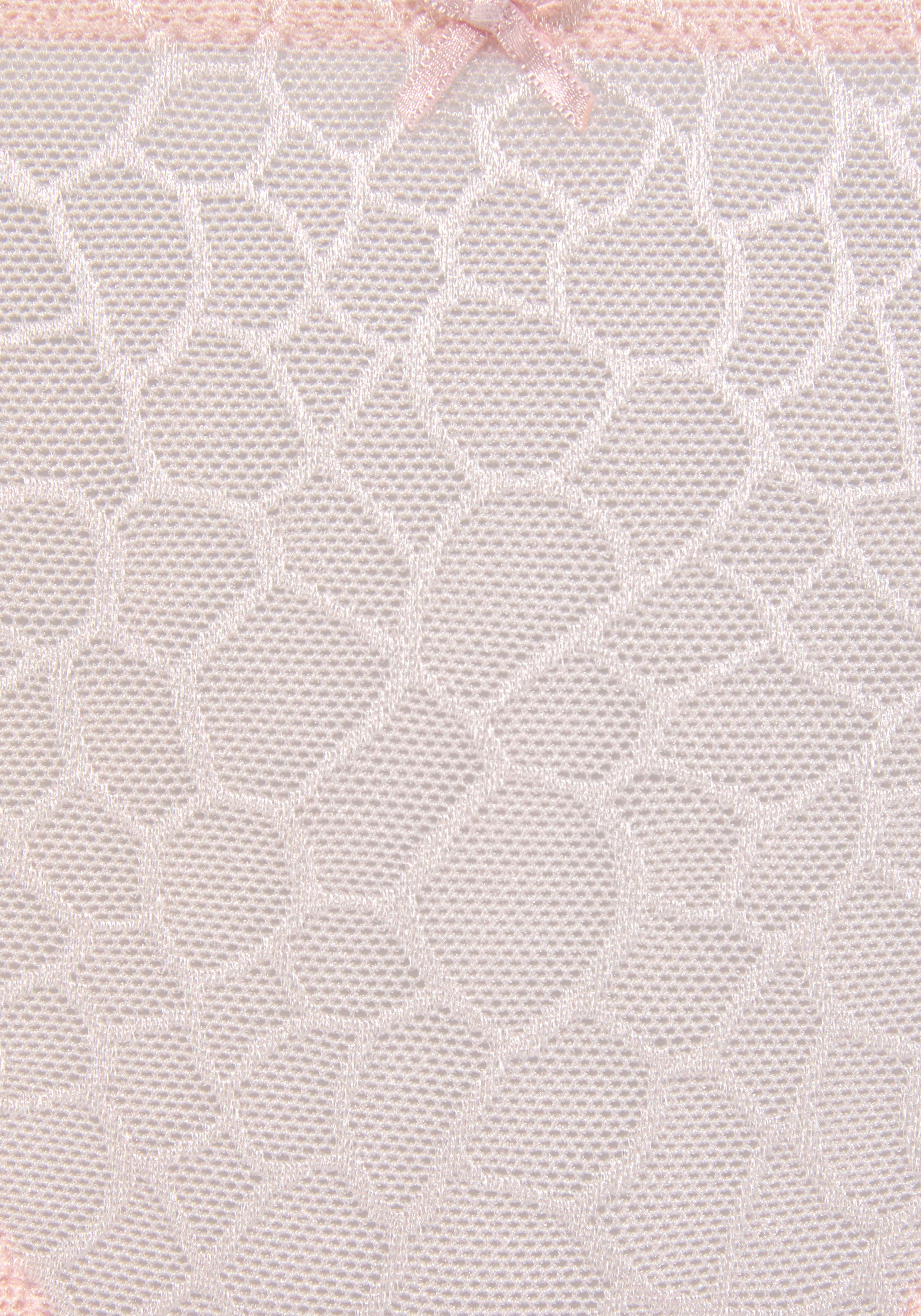 LASCANA Slip Chiara mit Netz-Muster graphischem rosé