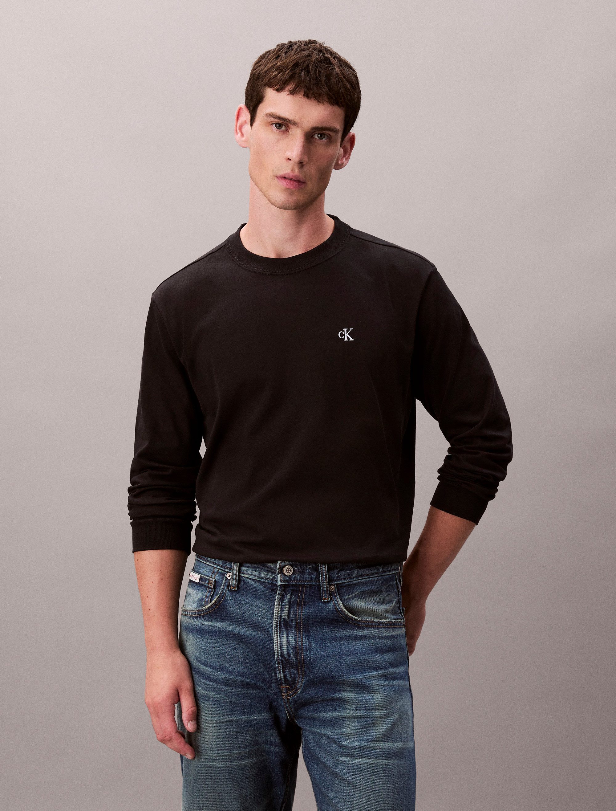 Calvin Klein Jeans Langarmshirt LS EASY günstig online kaufen