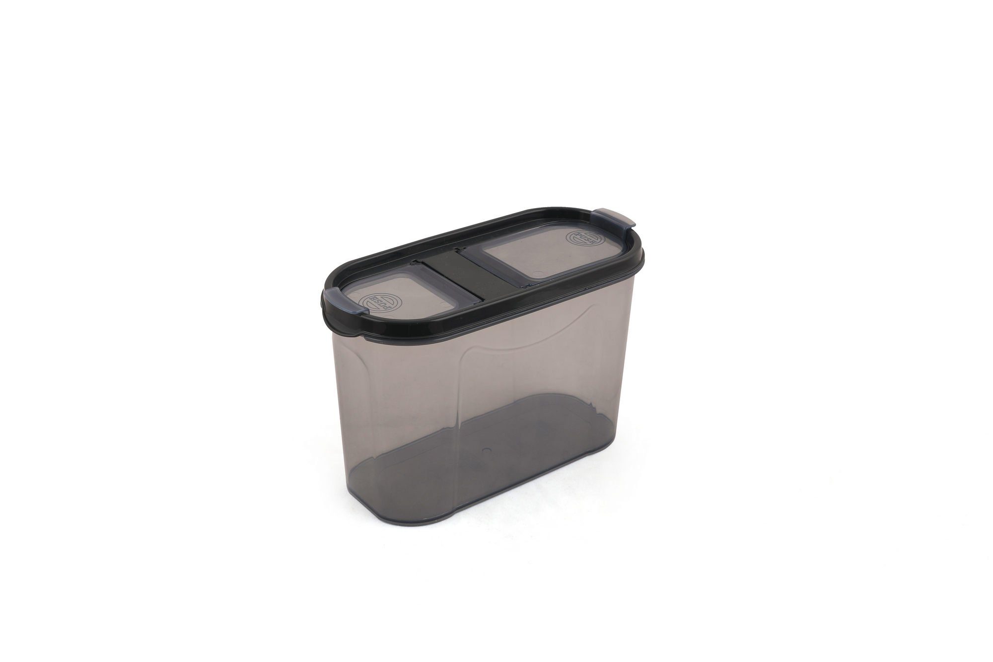 Vorratsdose 100% PLASTIC, 9 x 19 x 23,5 cm / 2800 ml (4 Pieces) M1127