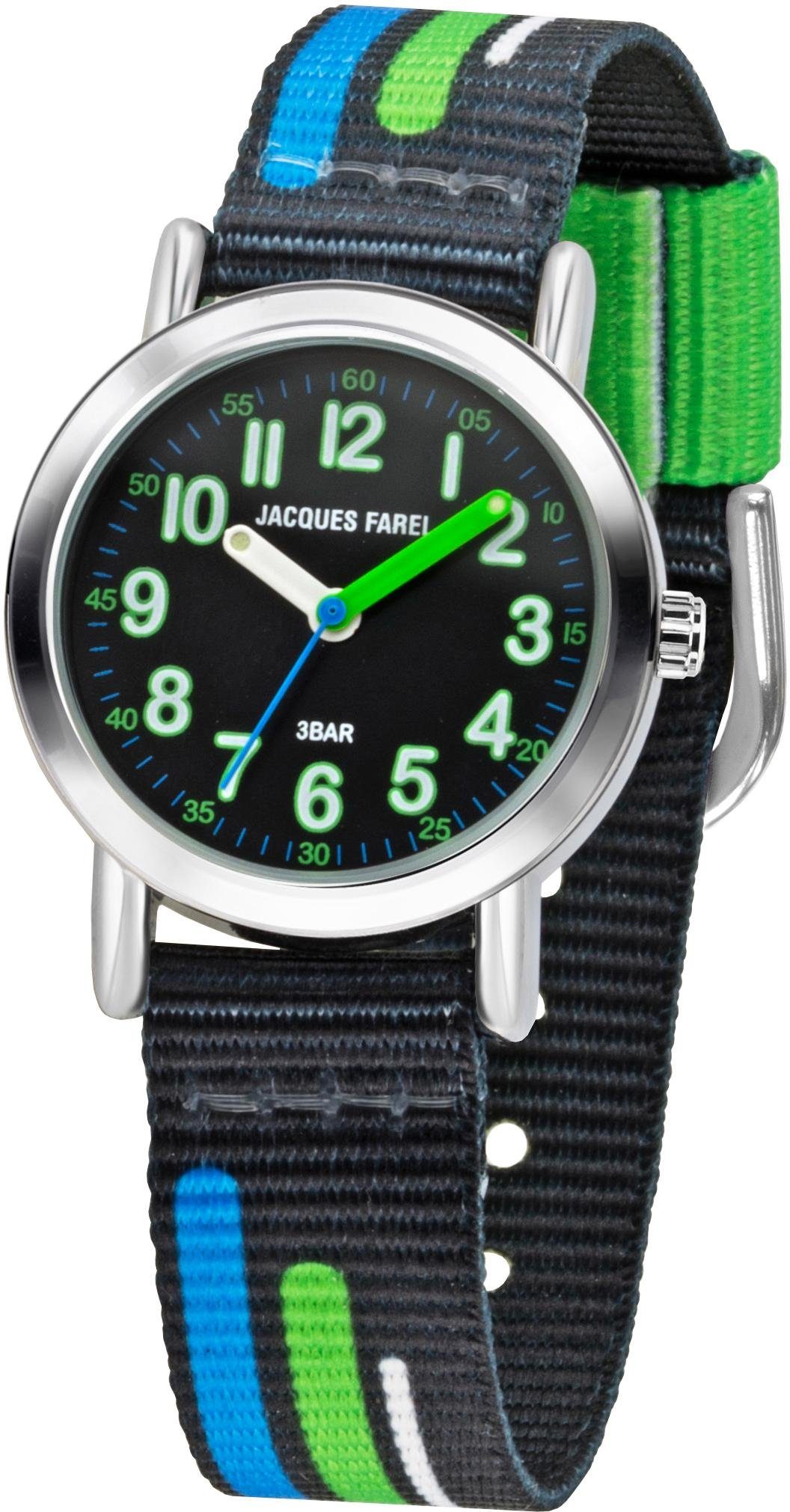 Jacques Farel Quarzuhr KPS 403, Armbanduhr, Kinderuhr, ideal auch als Geschenk