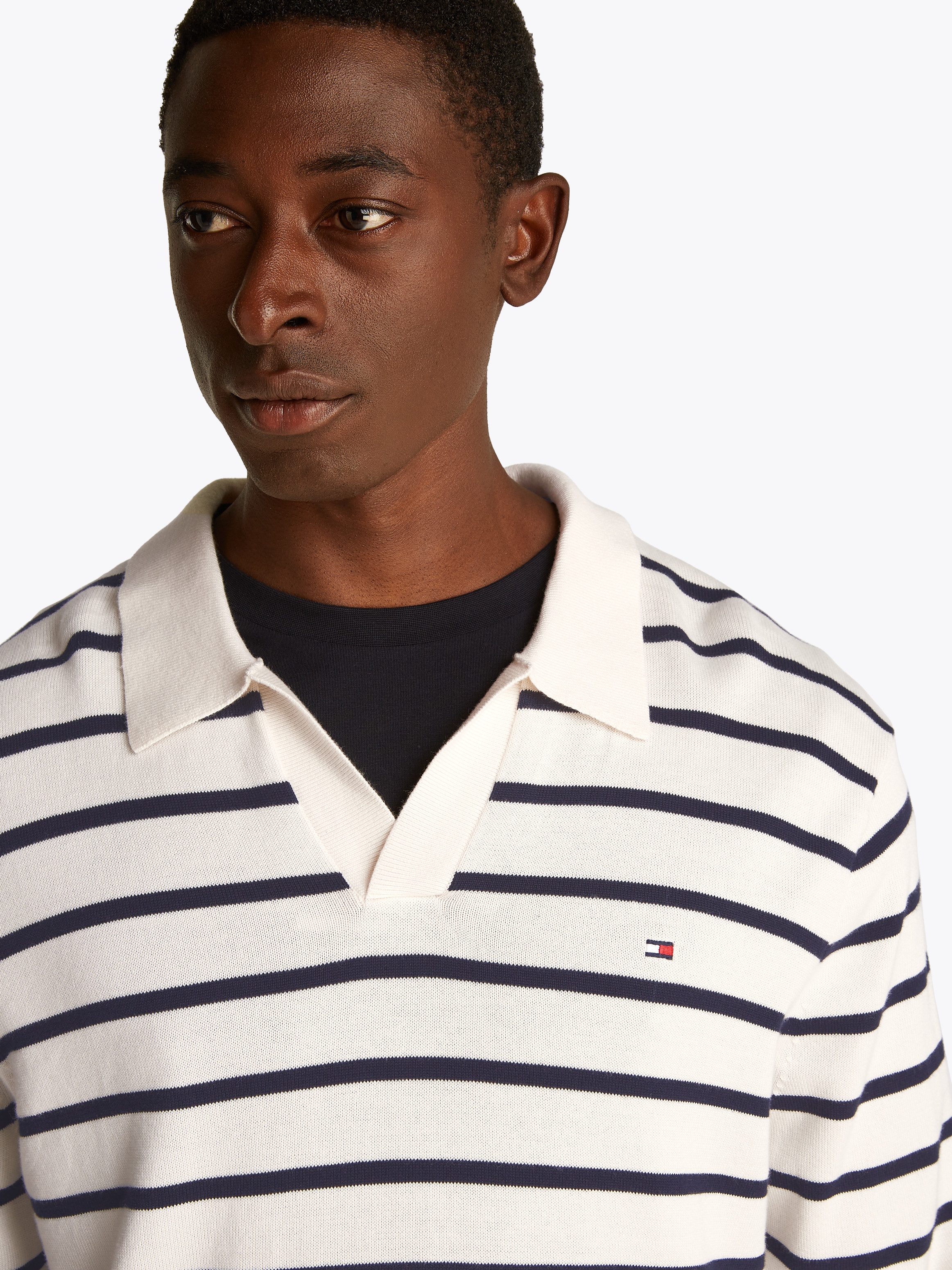 Tommy Hilfiger Polokragenpullover ESSENTIAL COTTON LS günstig online kaufen