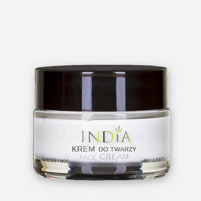 Indiacosmetics Tagescreme INDIA Cosmetics Gesichtscreme für Tag und Nacht (50 ml)