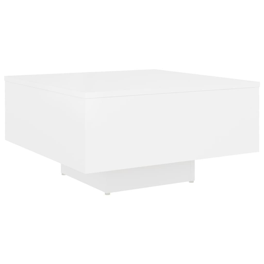 furnicato Couchtisch Weiß 60x60x31,5 cm Holzwerkstoff günstig online kaufen