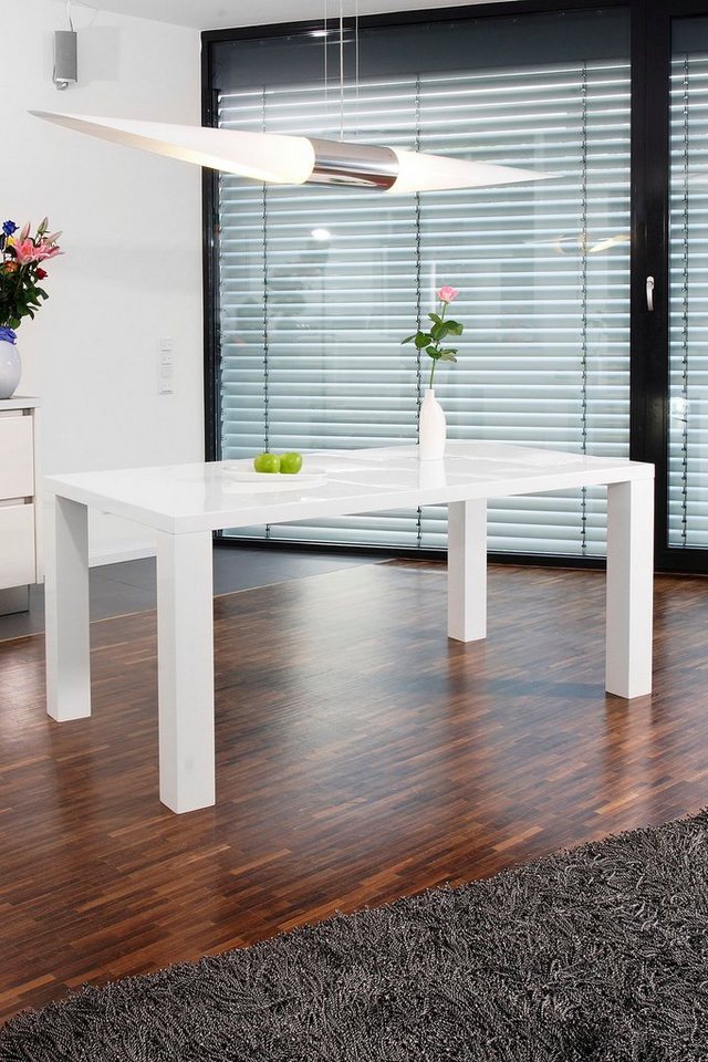 SalesFever Essgruppe, (Set, 5-tlg), bestehend aus 4 modernen Polsterstühlen und einem 160 cm breiten Tisch-kaufen