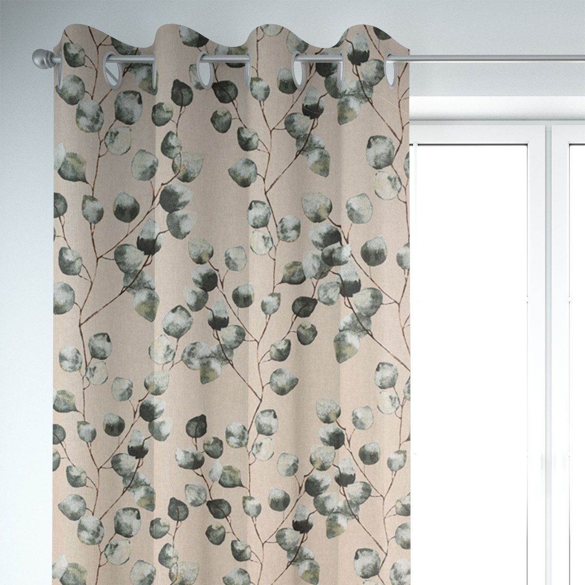 SCHÖNER LEBEN. Vorhang SCHÖNER LEBEN. Vorhang Eukalyptus Leaves Eukalyptusb günstig online kaufen