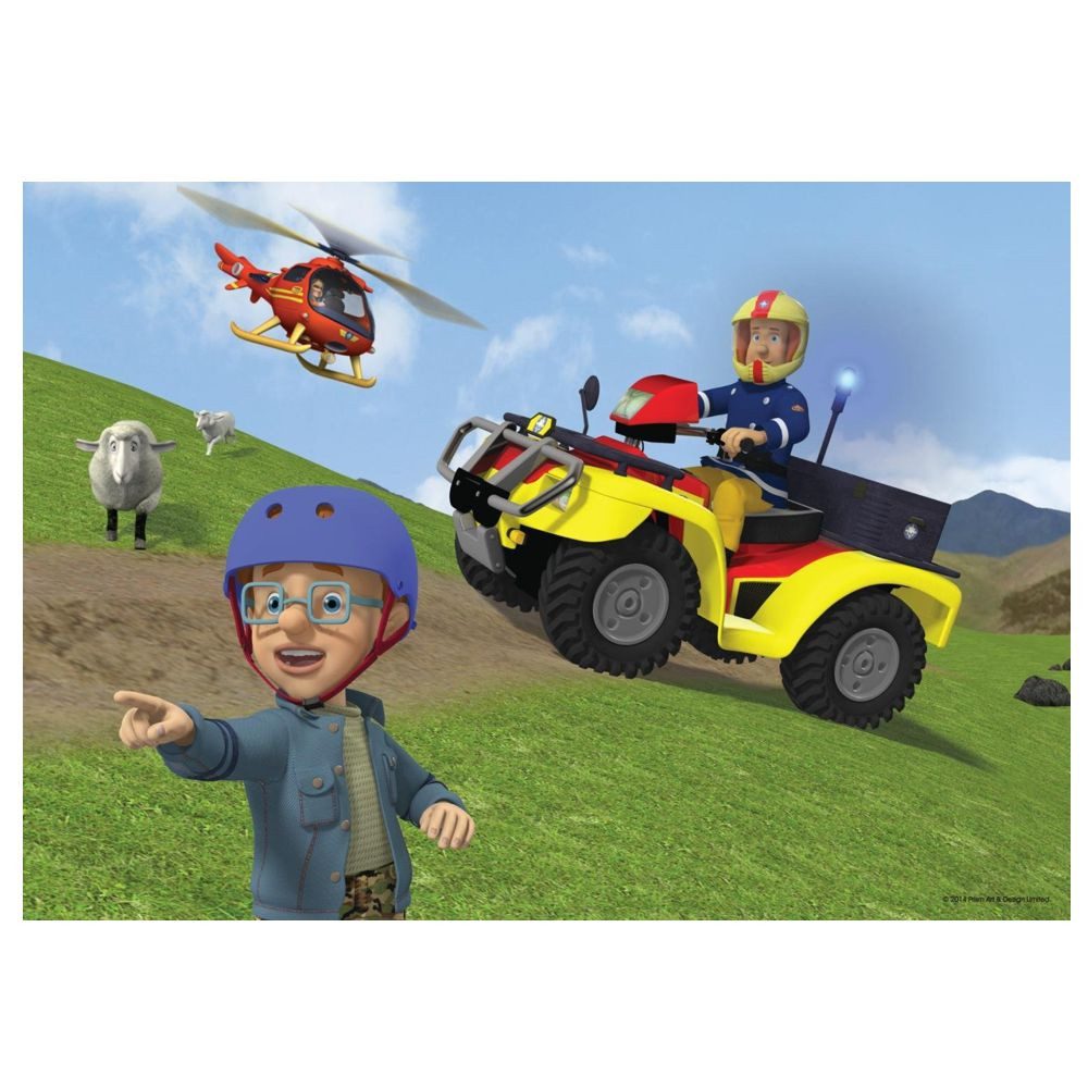Feuerwehrmann Sam Puzzle Puzzle Feuerwehrmann Sam 35 Teile Jumbo Spiele Legespiel, 35 Puzzleteile