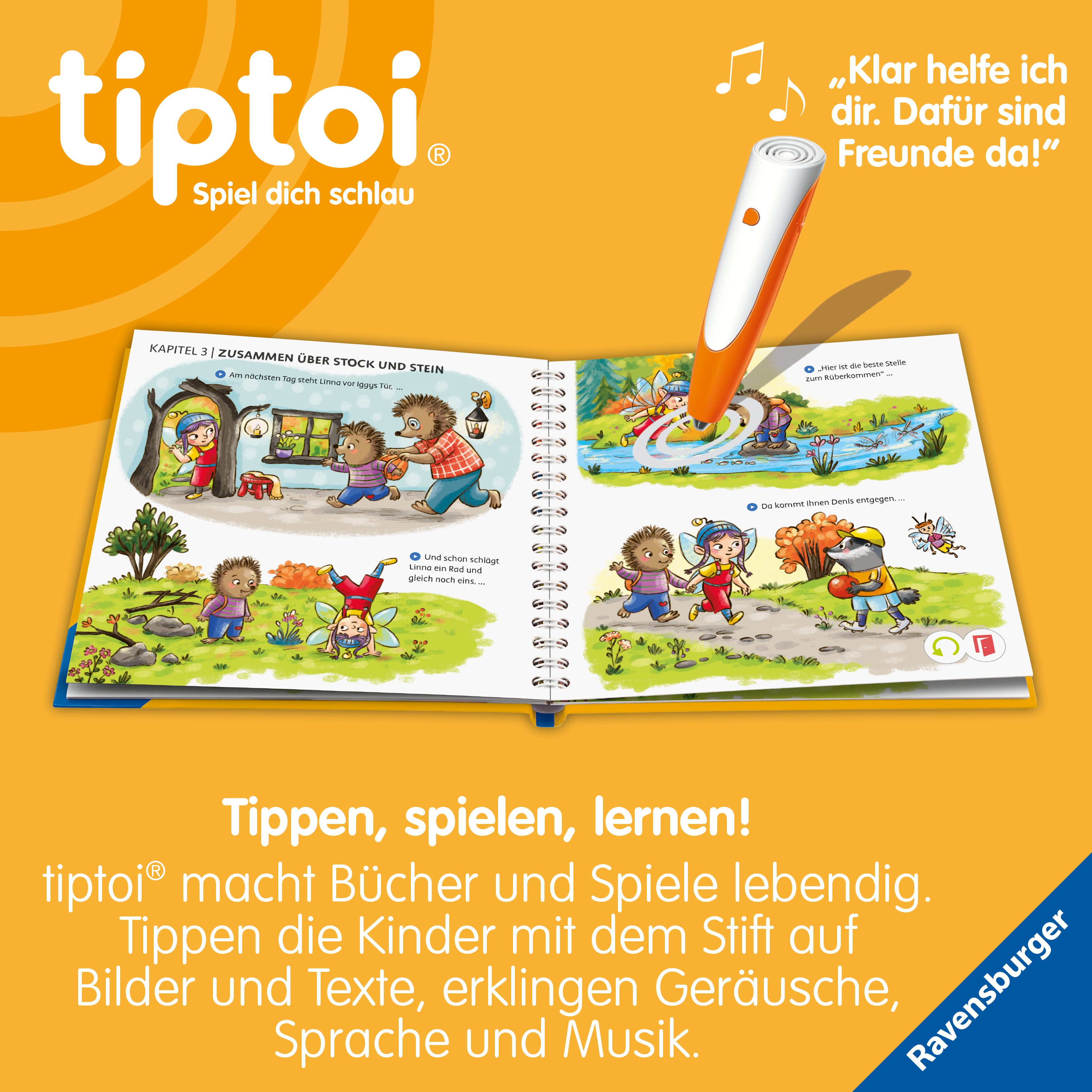 tiptoi® Bildergeschichten über den Umgang mit Gefühlen, Iggy Igel und die Sache mit der Freundschaft; Made in Europe