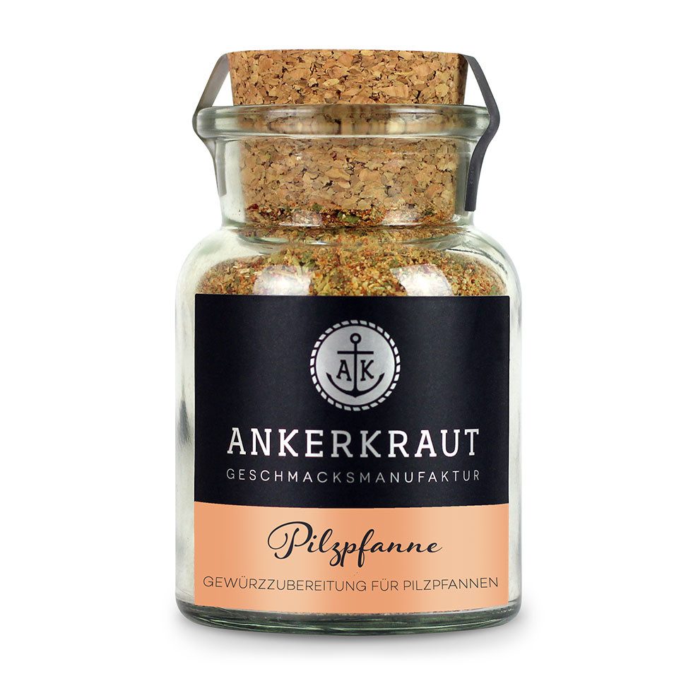 Ankerkraut Gewürz Pilzpfanne, Pilzpfanne, 75g im Korkenglas