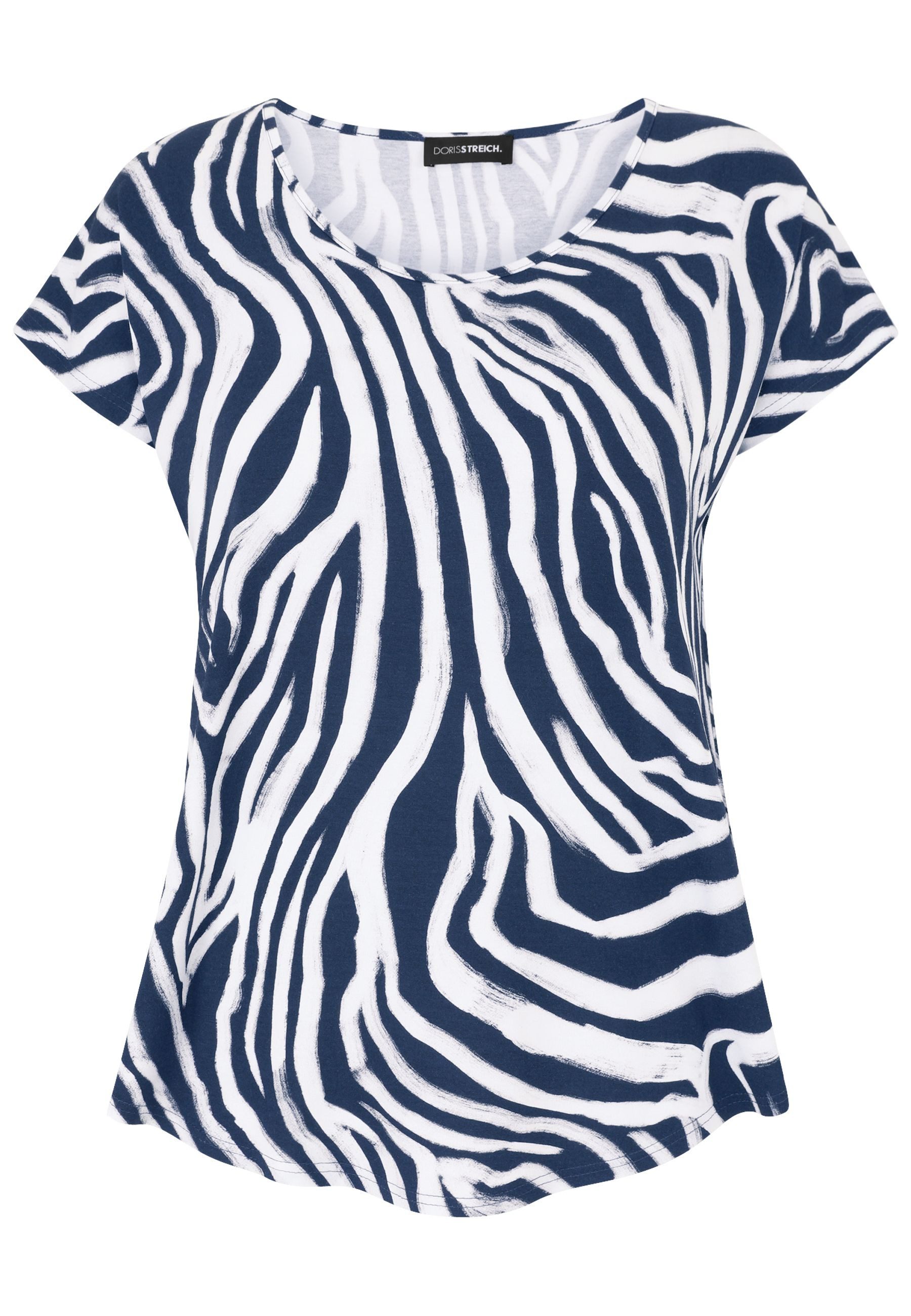 T-Shirt mit Zebra-Print