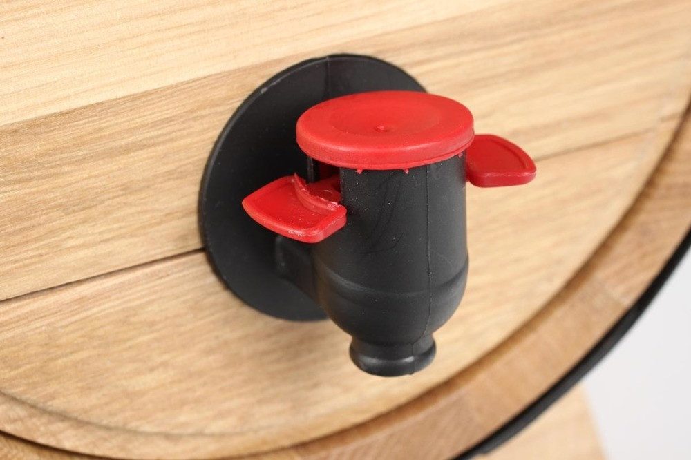 Secret de Gourmet Weinregal Weinfässchen zum Ausschenken - für 5,5 Liter – Bild 5 von 5