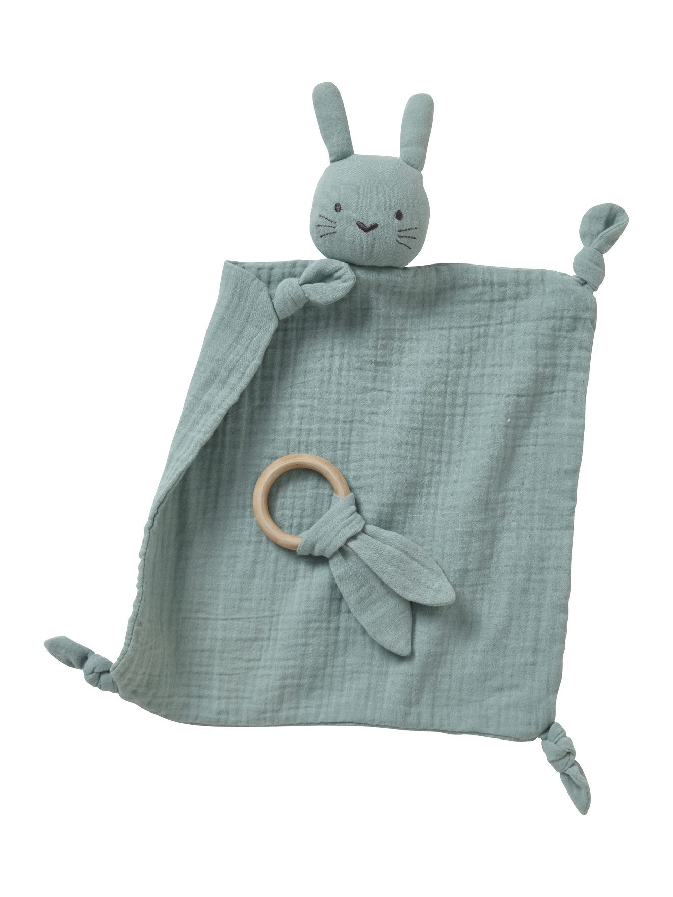 Schmusetuch Baby Geschenk-Set: Schmusetuch & Greifling