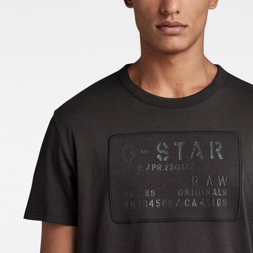 G-Star RAW T-Shirt Herren T-Shirt APPLIQUE MULTI TECHNIQUE (1-tlg)