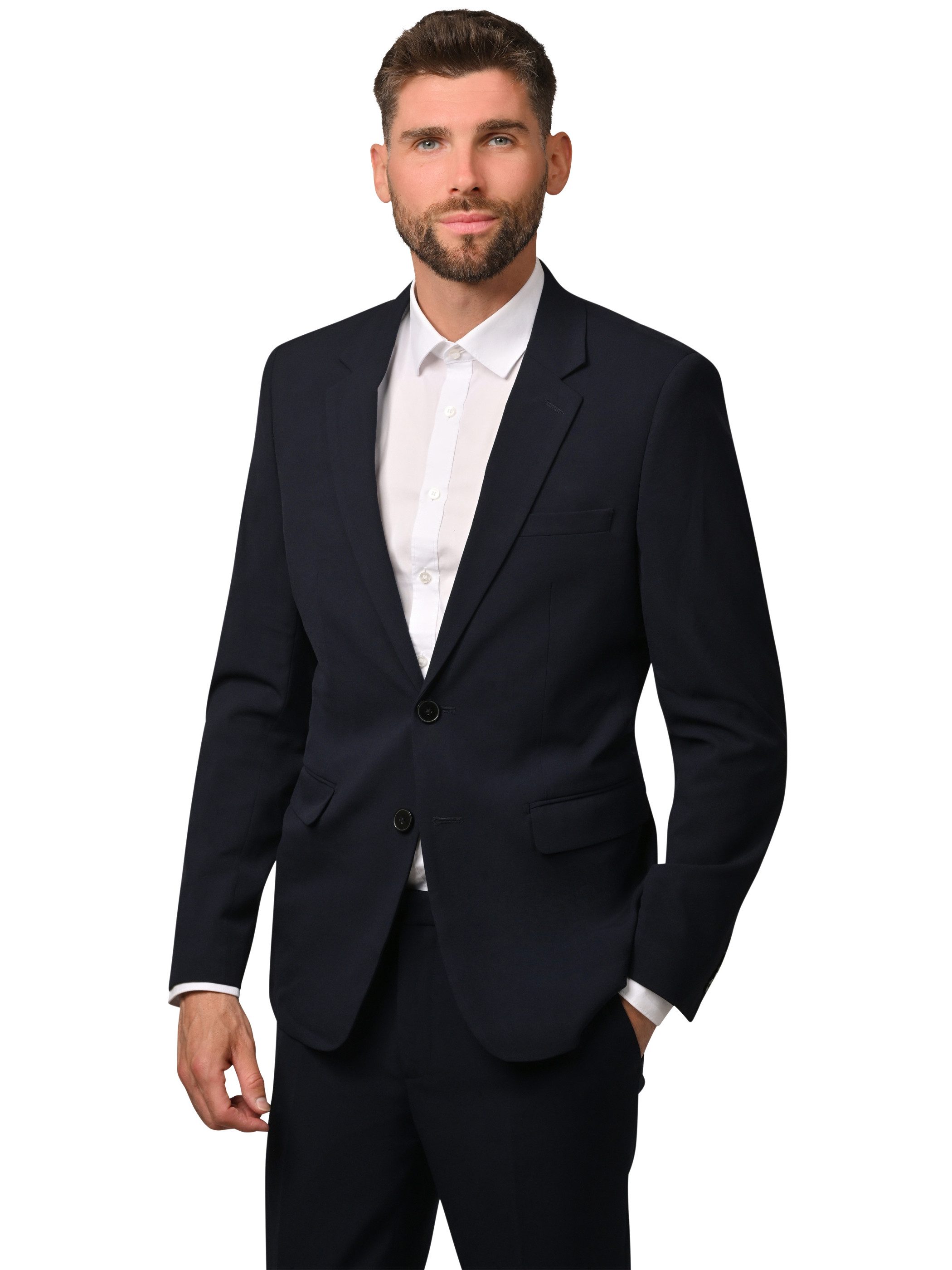 Hirschthal Anzugsakko Herren 2-Knopf Sakko oder Business Anzug mit Anzughos günstig online kaufen