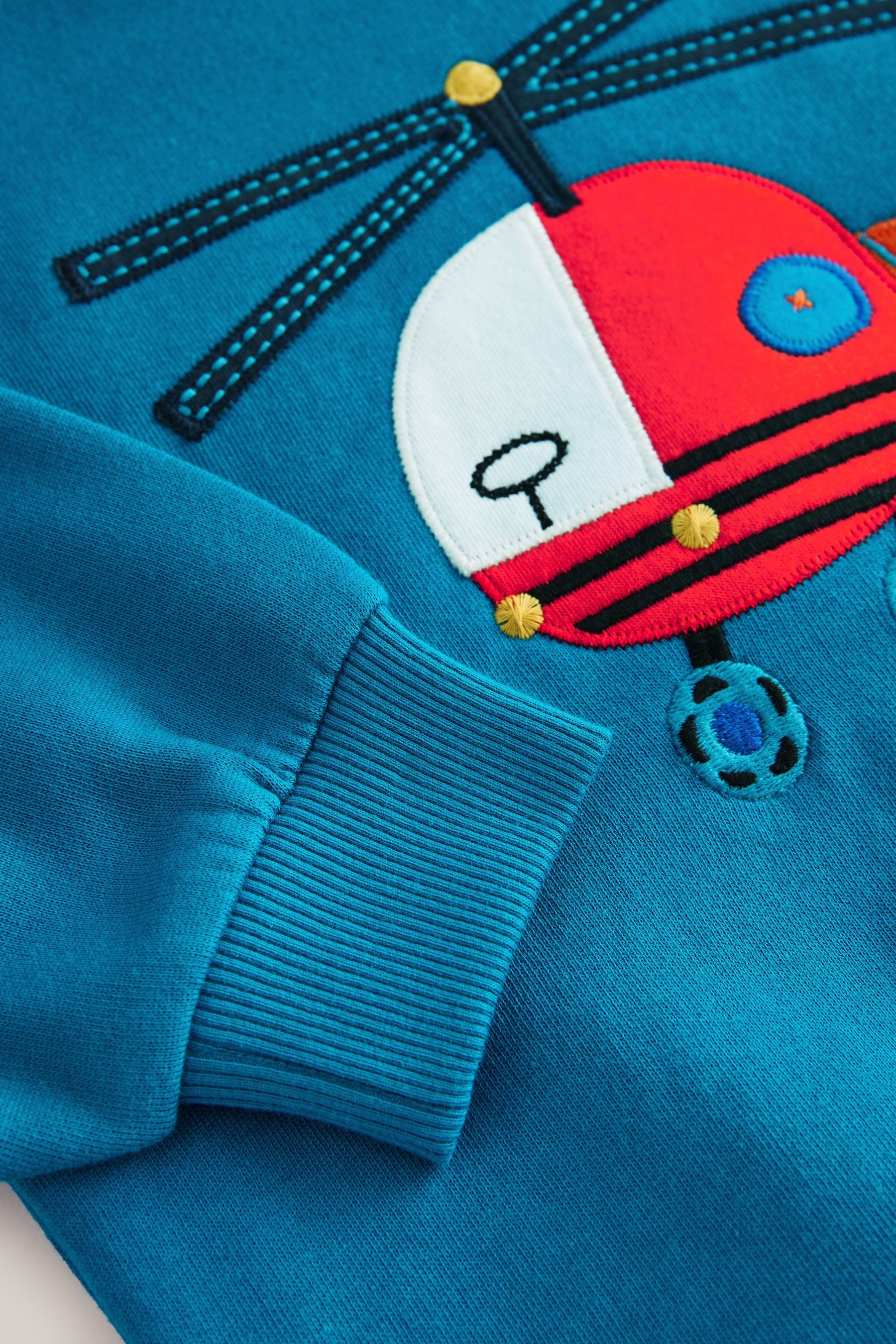 Next Sweatshirt Rundhals-Sweatshirt mit Stickerei (1-tlg)