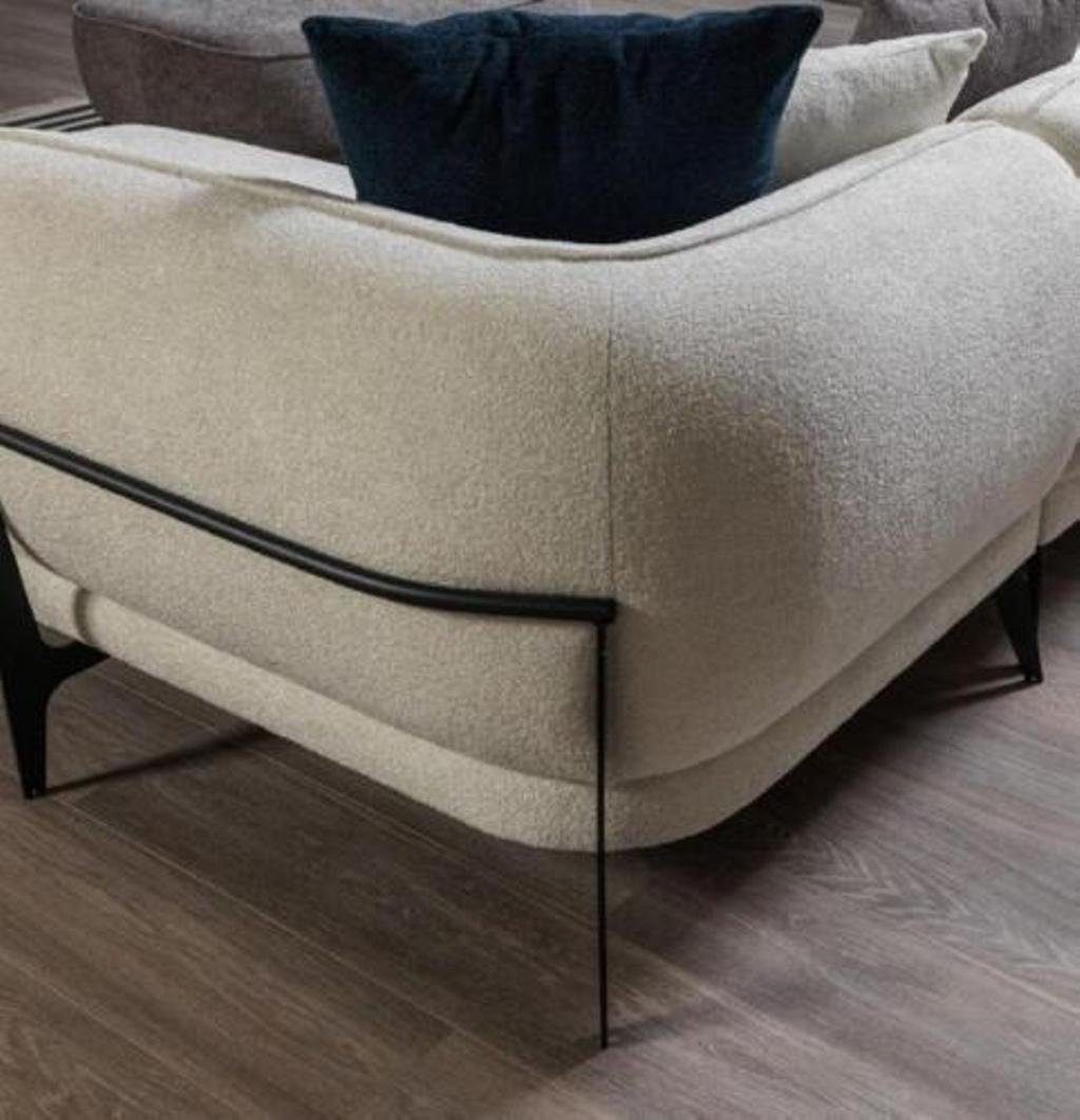 Couch Weißes Sofas Couchen L-Form Moderne, Ecksofa Ecksofa Made Teile, Europa Wohnzimmer JVmoebel in 2