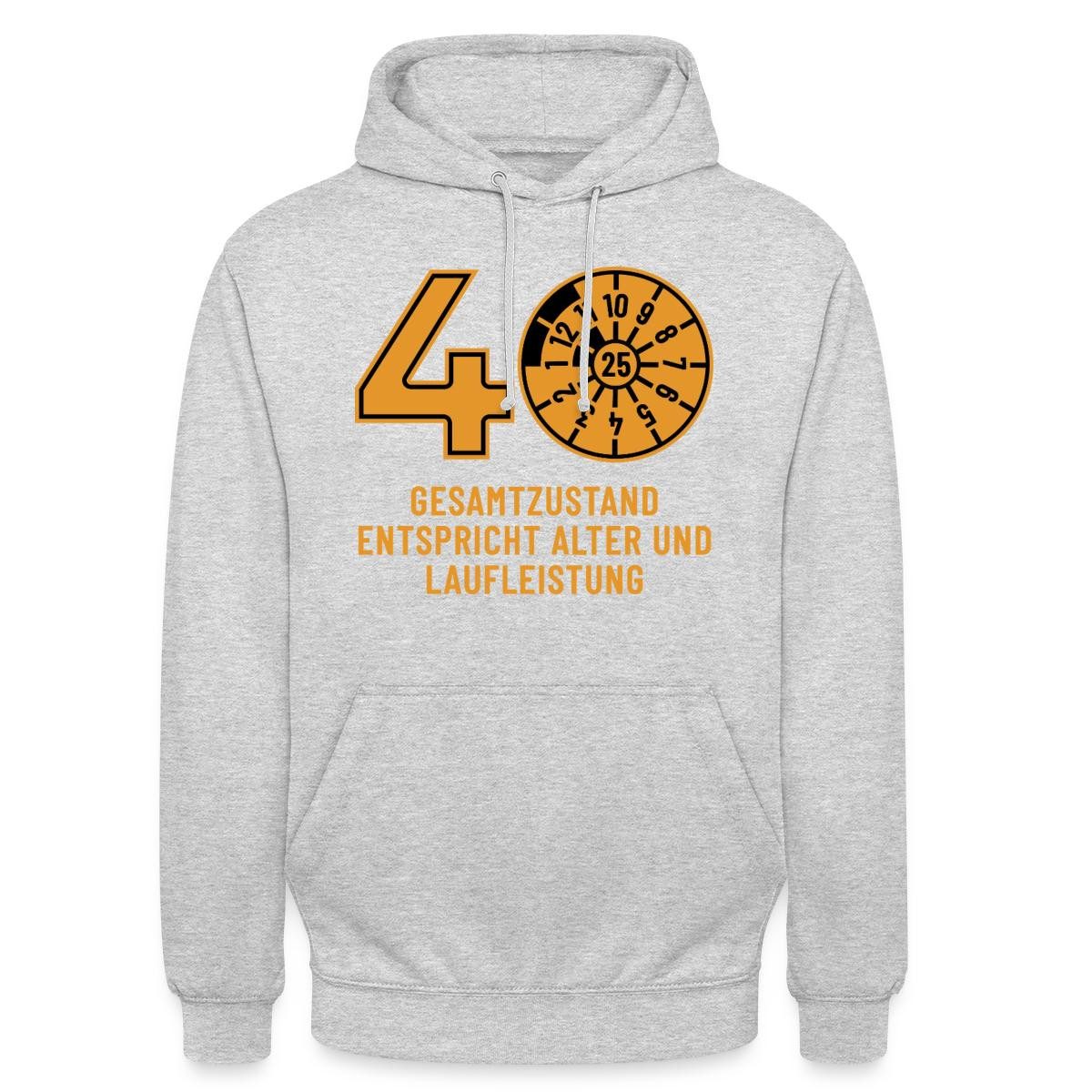 Hoodie 40. Geburtstag, TÜV Design Unisex Hoodie