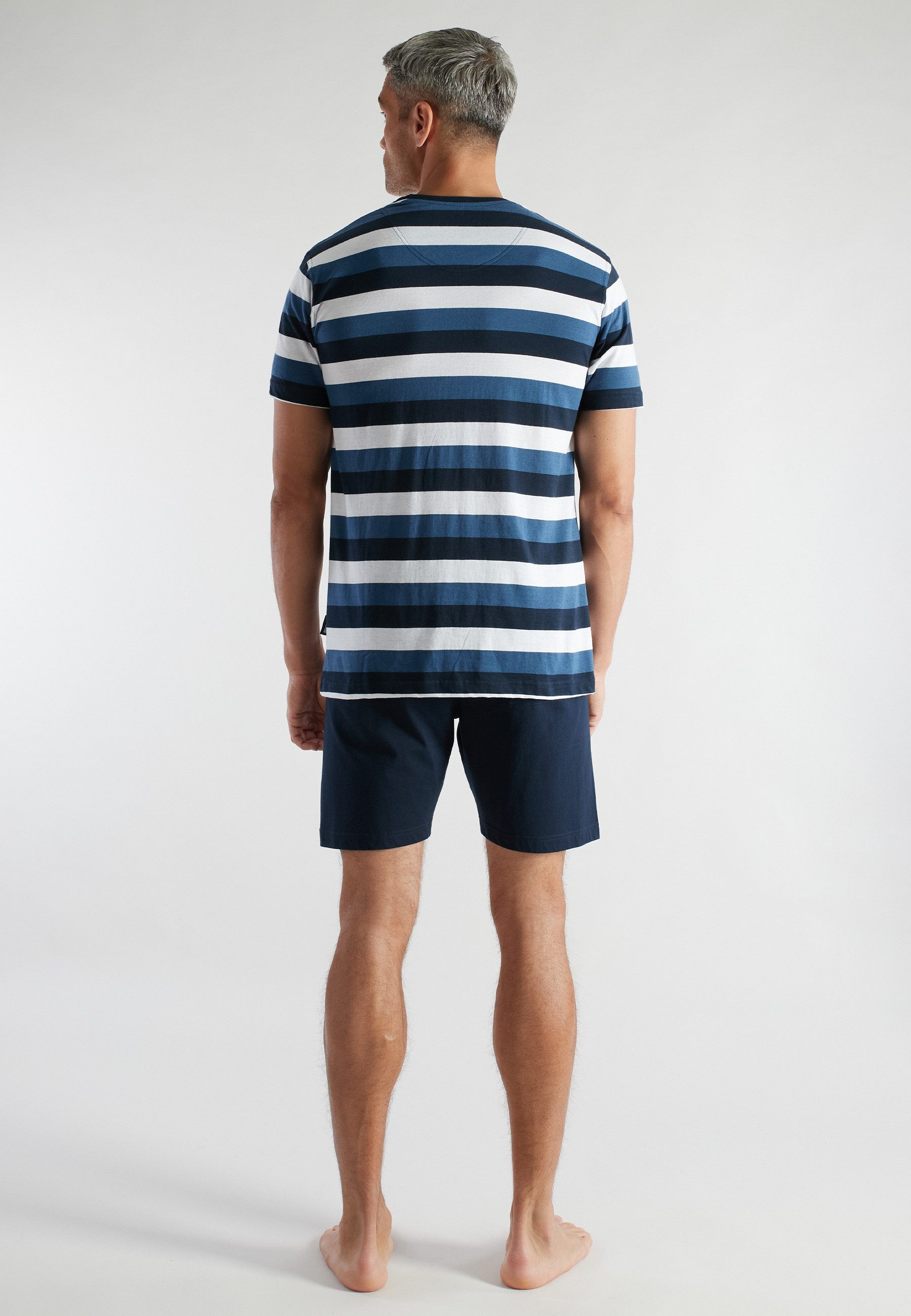 CECEBA Shorty CECEBA Herren Shorty blau quergestreift (1 tlg)